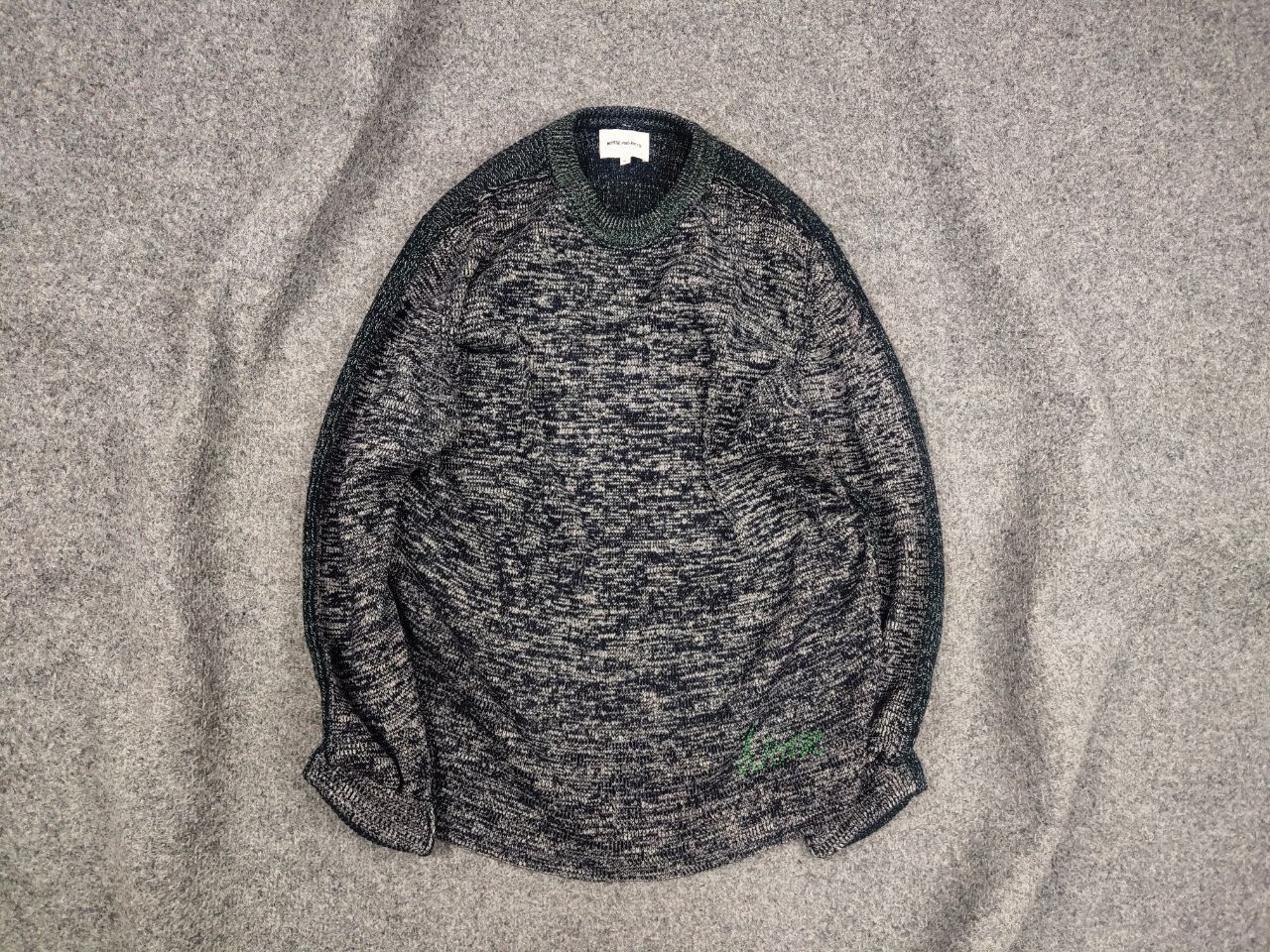 Norse Projects Norse Projects Design Arild Moulin Dark Gray Knit Sweater Size US M / EU 48-50 / 2 - 1 Thumbnail