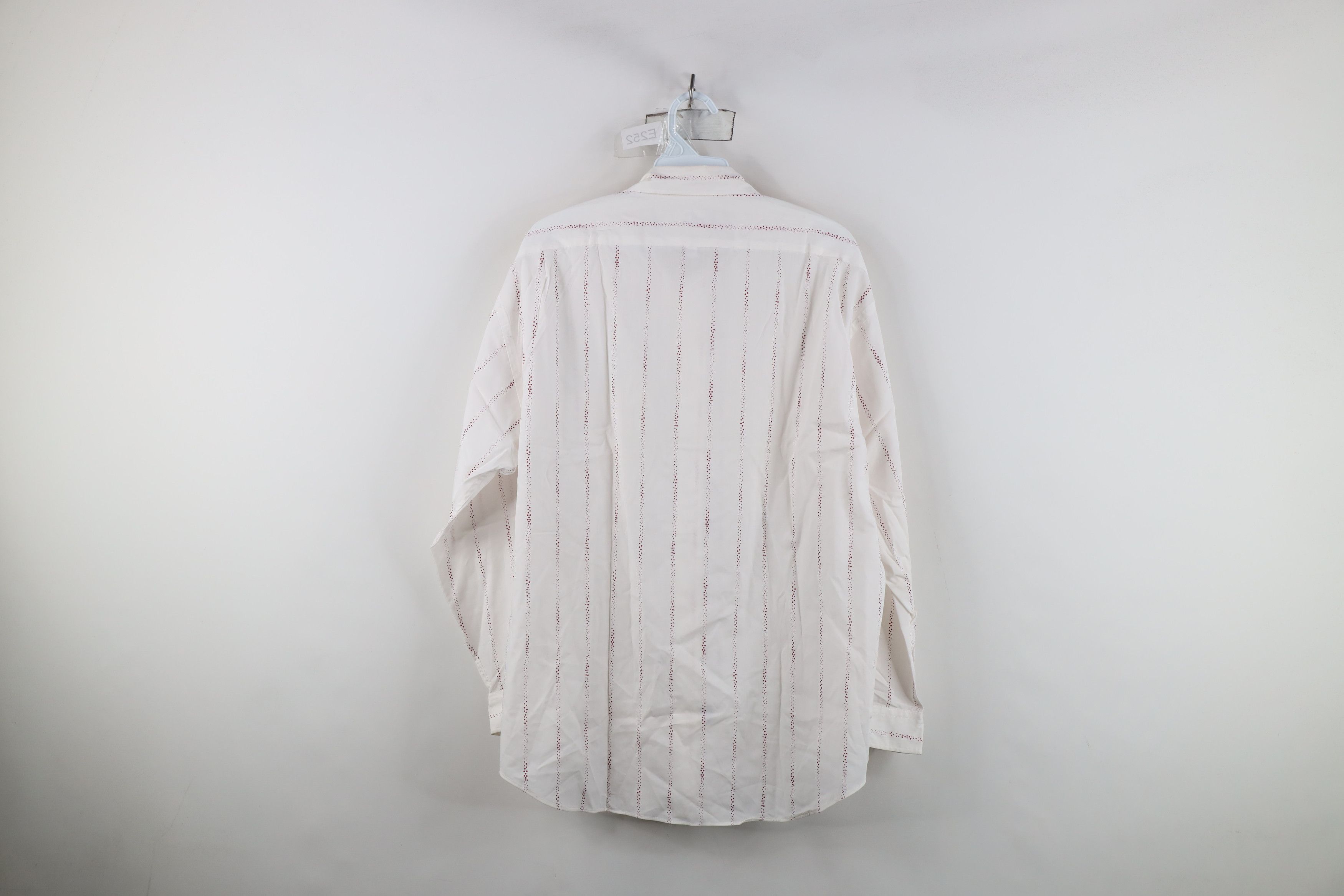 Vintage Vintage 90s Streetwear Polka Dot Sheer Collared Button Shirt Size US M / EU 48-50 / 2 - 12 Thumbnail
