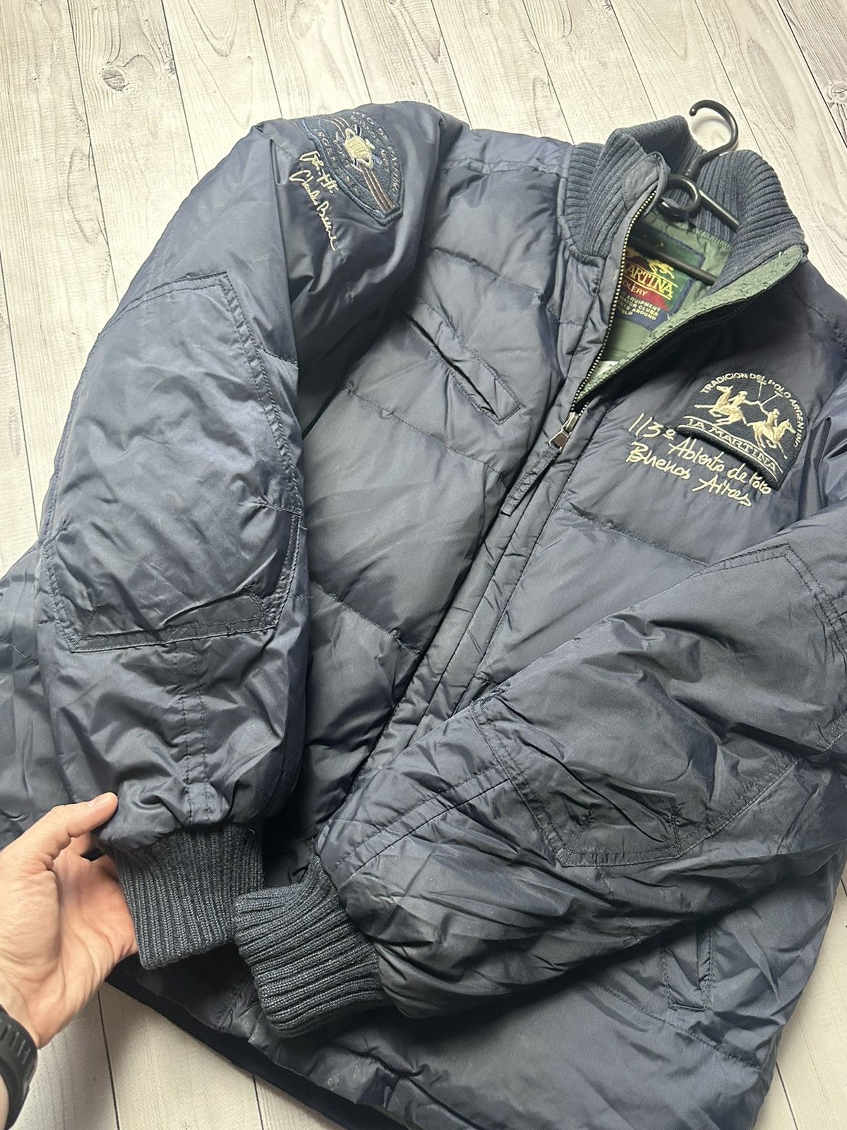 La Martina × Vintage Vintage L A Martina bomber jacket logo size XL Size US XL / EU 56 / 4 - 7 Thumbnail