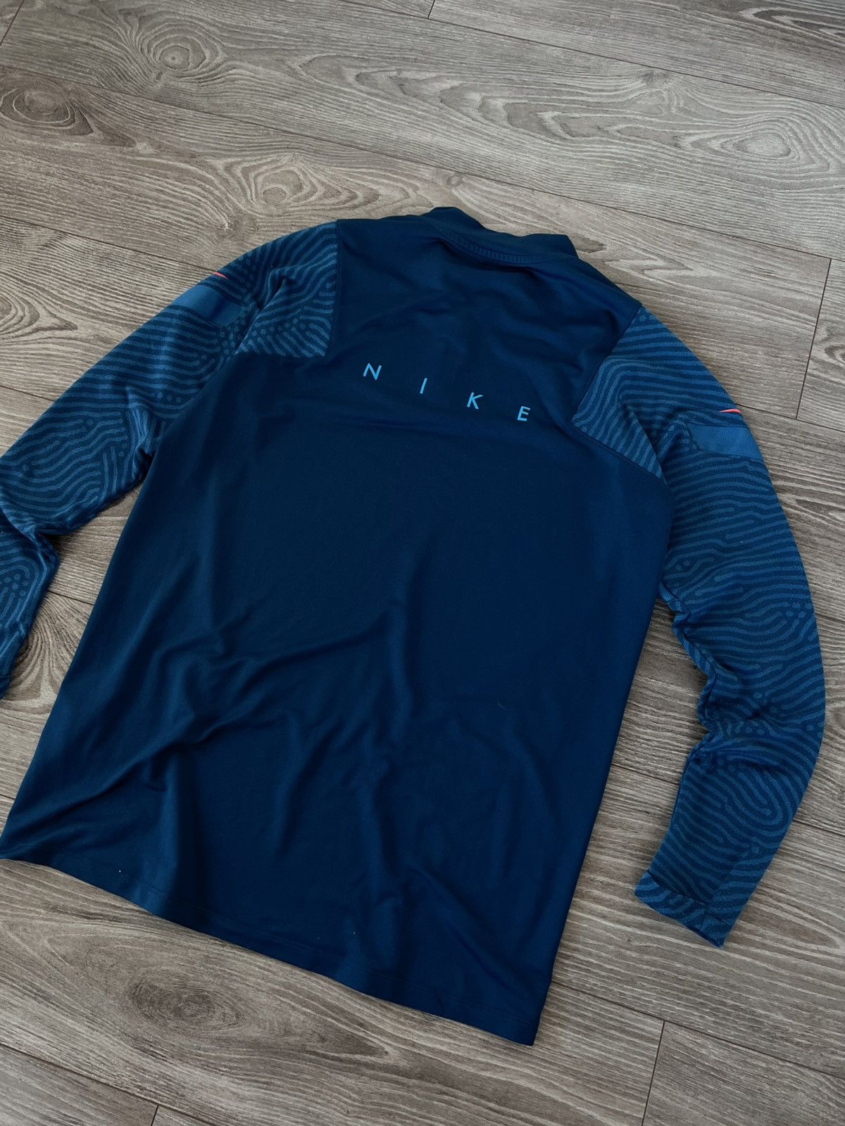 Nike Nike Dry-Fit Football Strike Drill Training 1/3 Zip Shirt Size US L / EU 52-54 / 3 - 21 Thumbnail