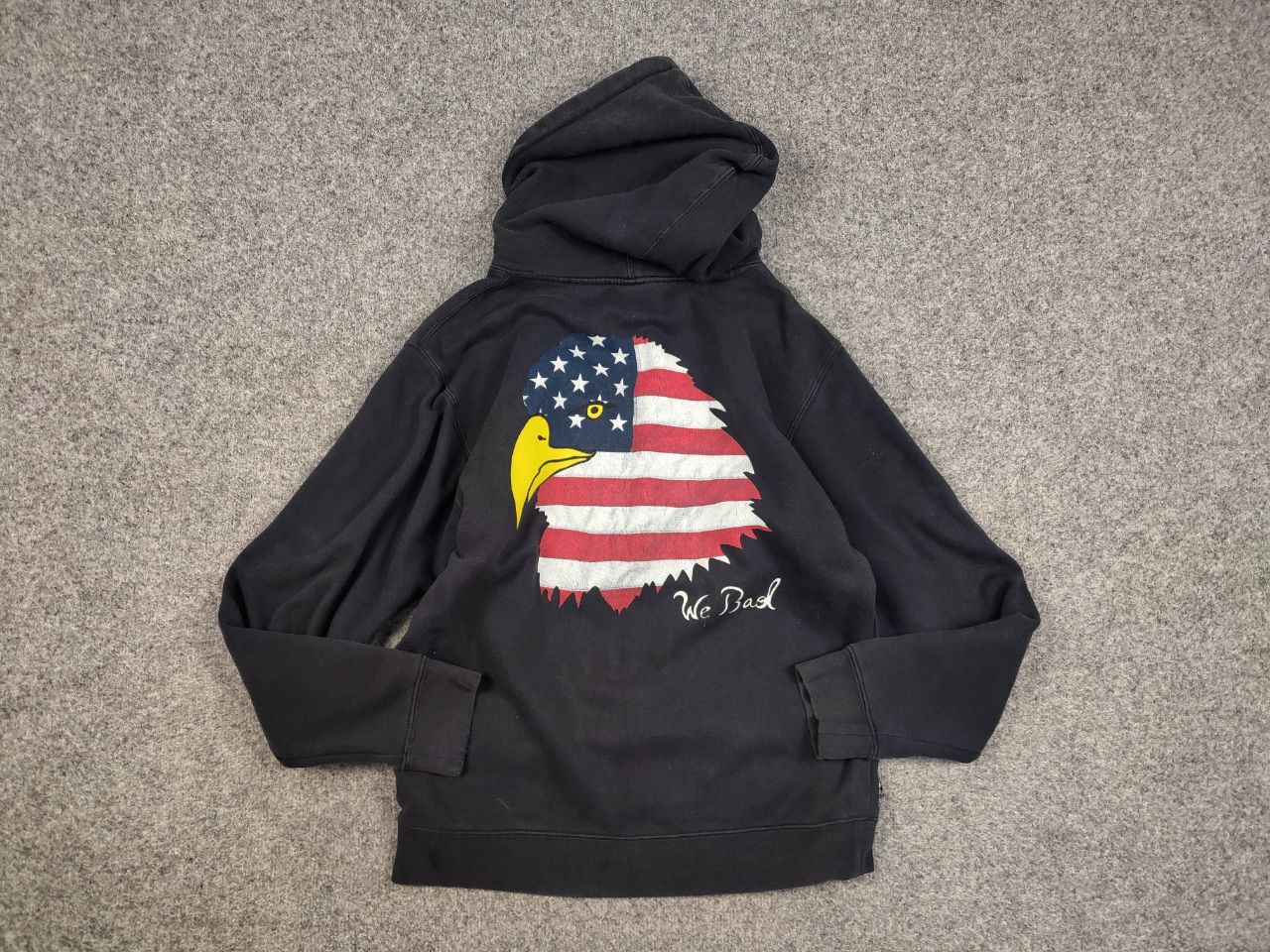 RIPNDIP Ripndip Horde and state USA flag logo Faded Black Hoodie Size US S / EU 44-46 / 1 - 4 Thumbnail