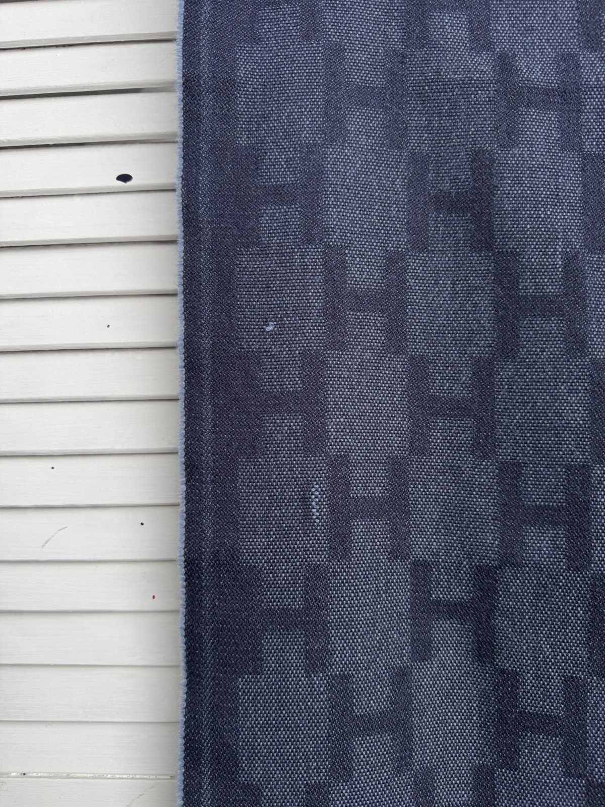 Hackett Hackett London Wool Long Scarf Navy Logo Pattern Size ONE SIZE - 18 Thumbnail