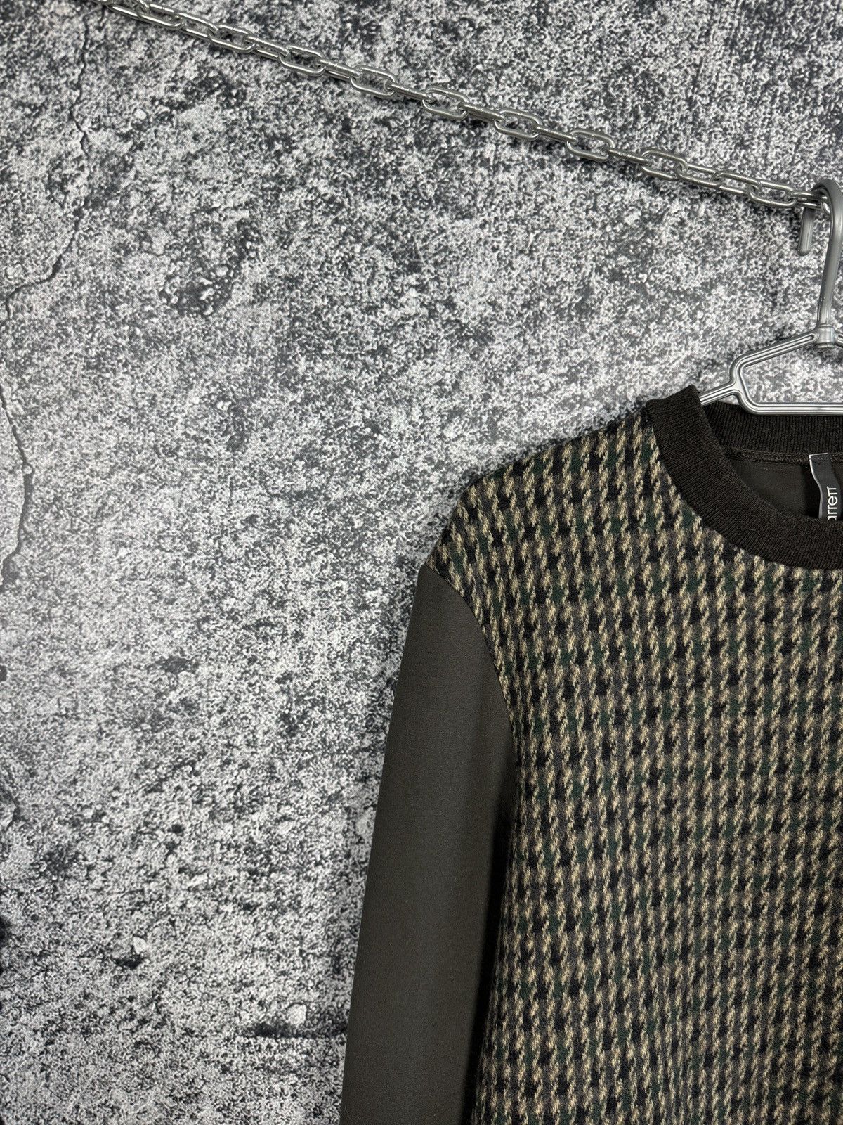 Neil Barrett Men’s Neil Barrett Tweed Panel Sweater Pullover Size M Size US M / EU 48-50 / 2 - 3 Thumbnail