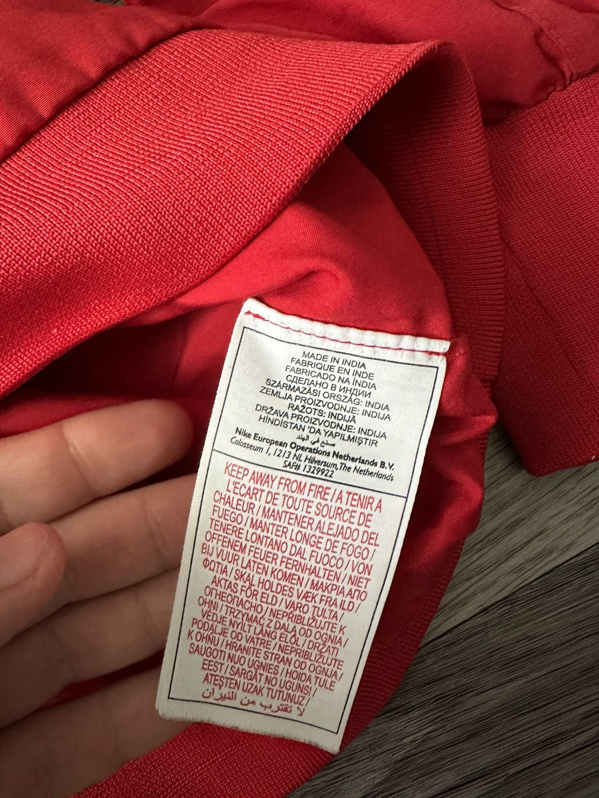 Nike Nike Manchester United 2008-2009 Vintage Red Track Jacket Size US L / EU 52-54 / 3 - 10 Thumbnail