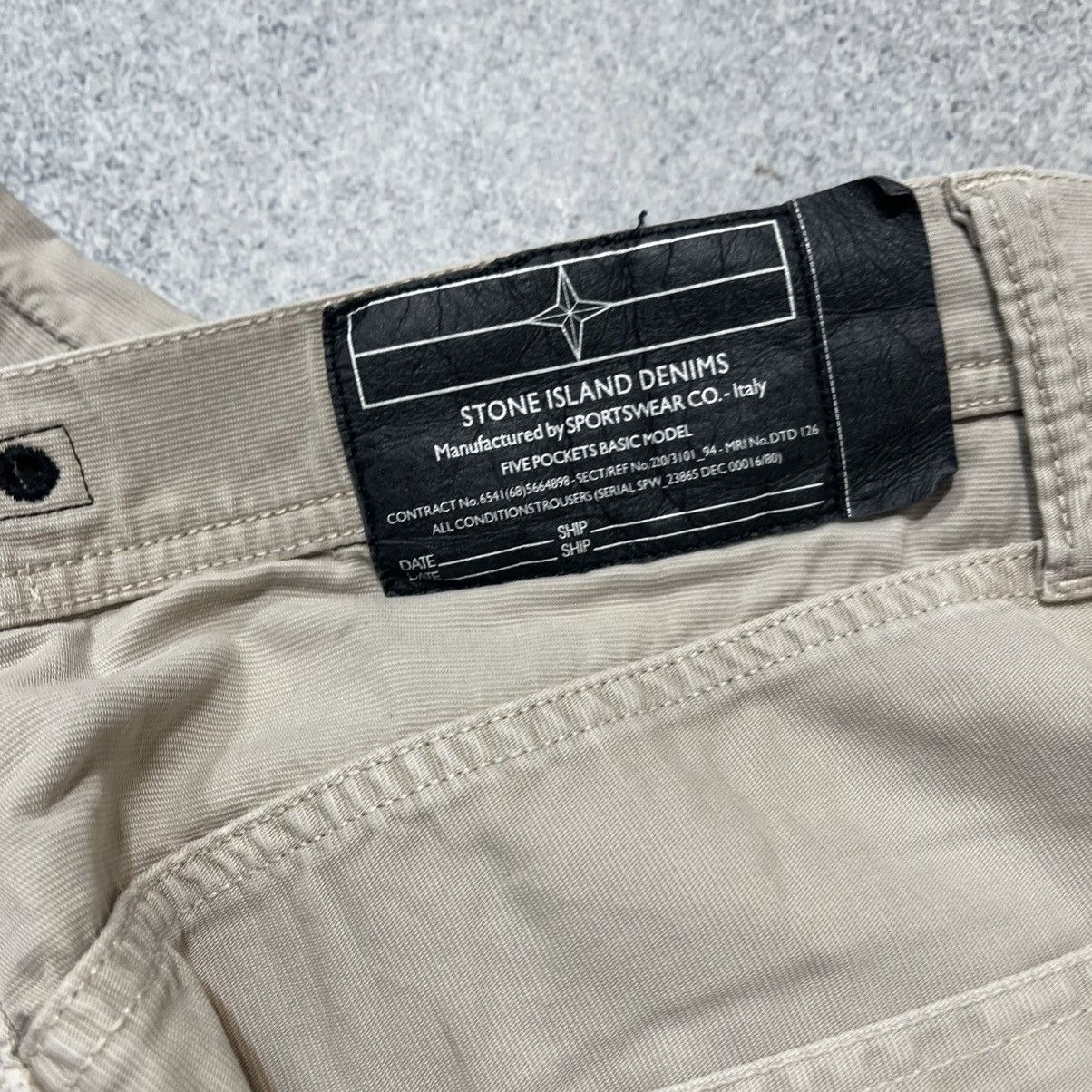 Stone Island Vintage Stone Island Denim Pants Jeans Rare Size US 34 / EU 50 - 10 Thumbnail