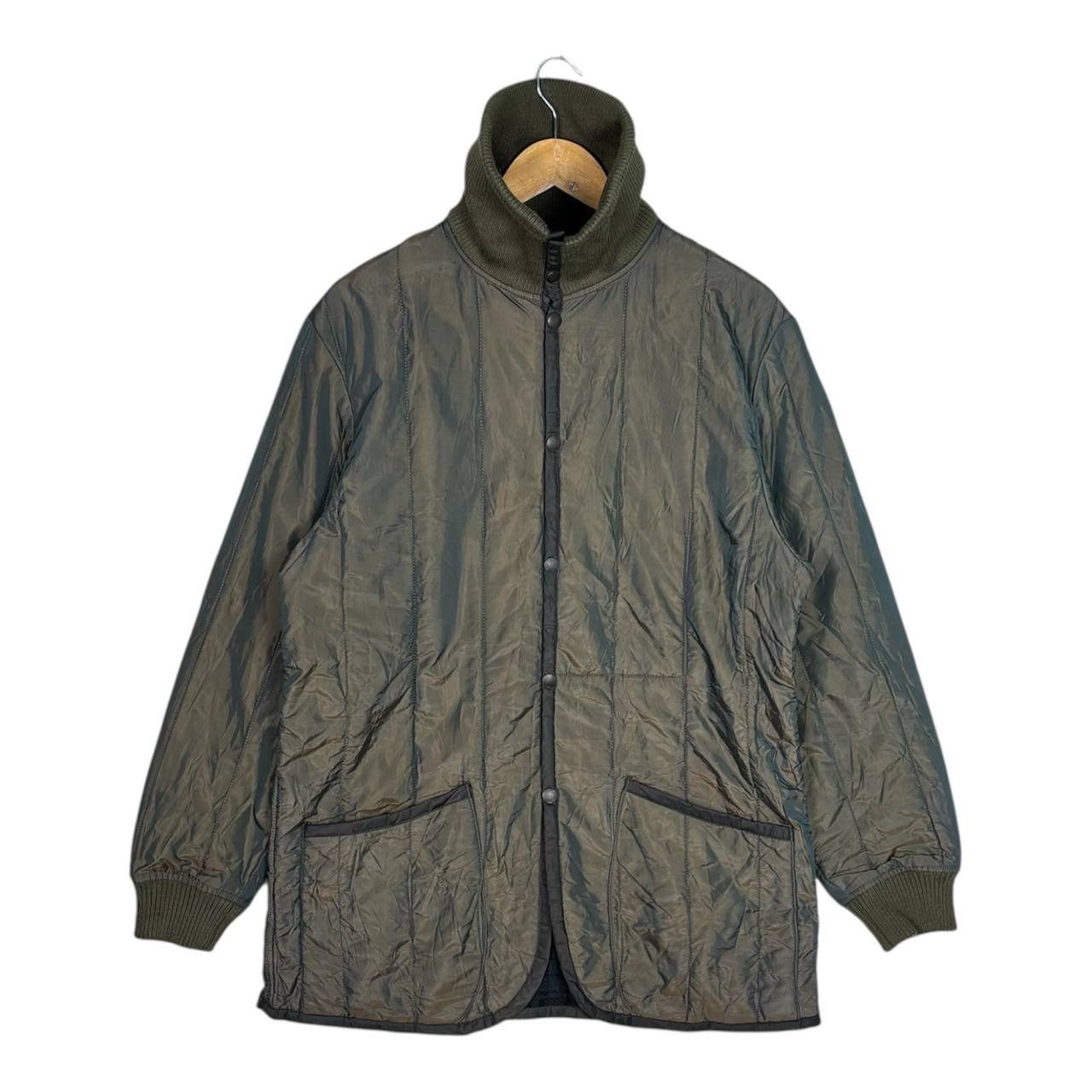 Japanese Brand Avant Garde Blue Work Harajuku Army Green Quilted Jacket Size US L / EU 52-54 / 3 - 1 Thumbnail