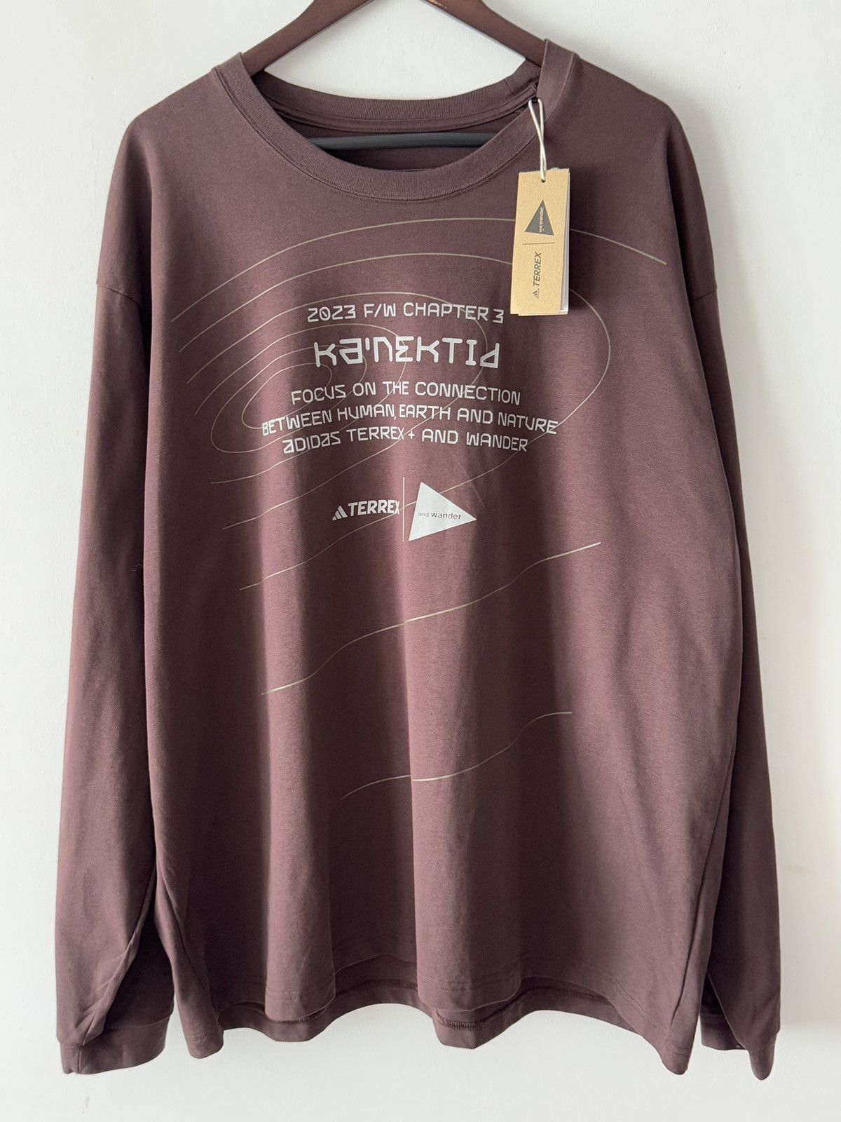 Adidas × And Wander 🔥🔥 And Wander x Adidas Terrex Xplore Longsleeve T-Shirt Size US XL / EU 56 / 4 - 2 Thumbnail