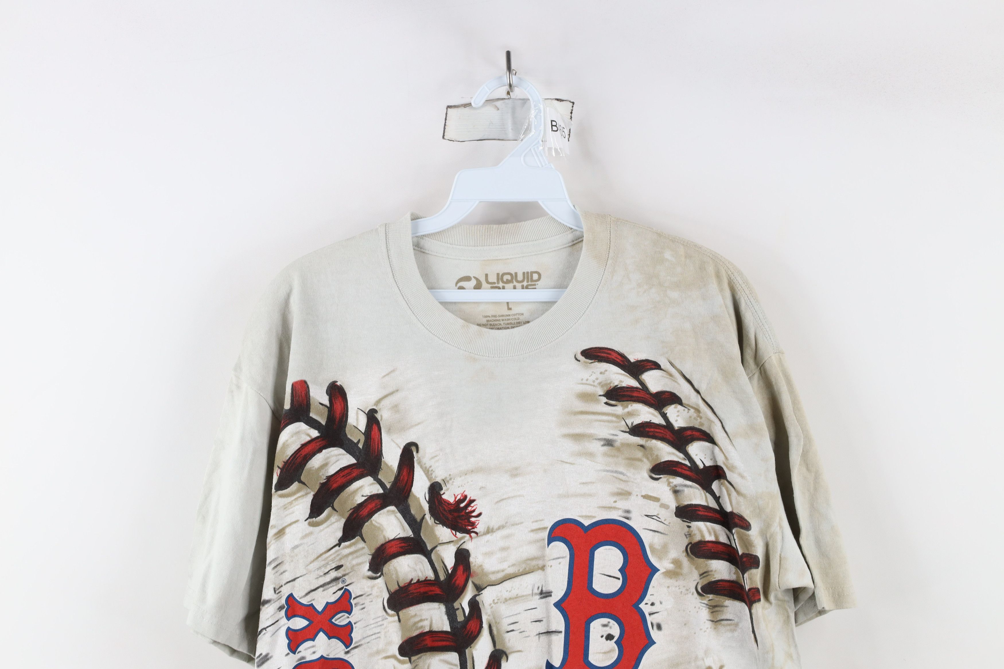 Liquid Blue × Vintage Vintage Y2K Liquid Blue Boston Red Sox Baseball T-Shirt Size US L / EU 52-54 / 3 - 2 Thumbnail