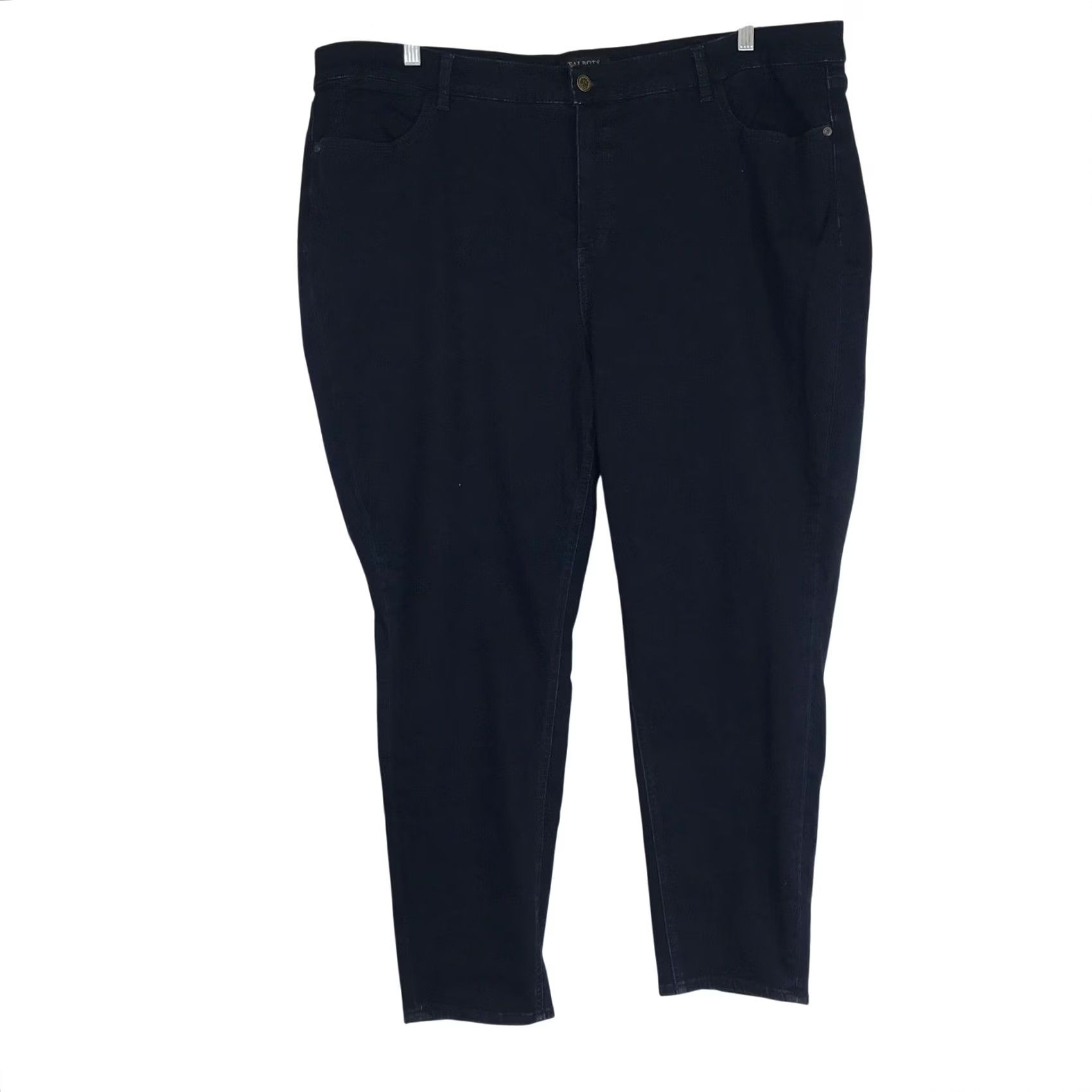 Talbots Talbots Woman Flawless Five-Pocket Jegging Jeans Dark Indigo Blue Plus Size 24W Size 42" / US 20 - 2 Thumbnail