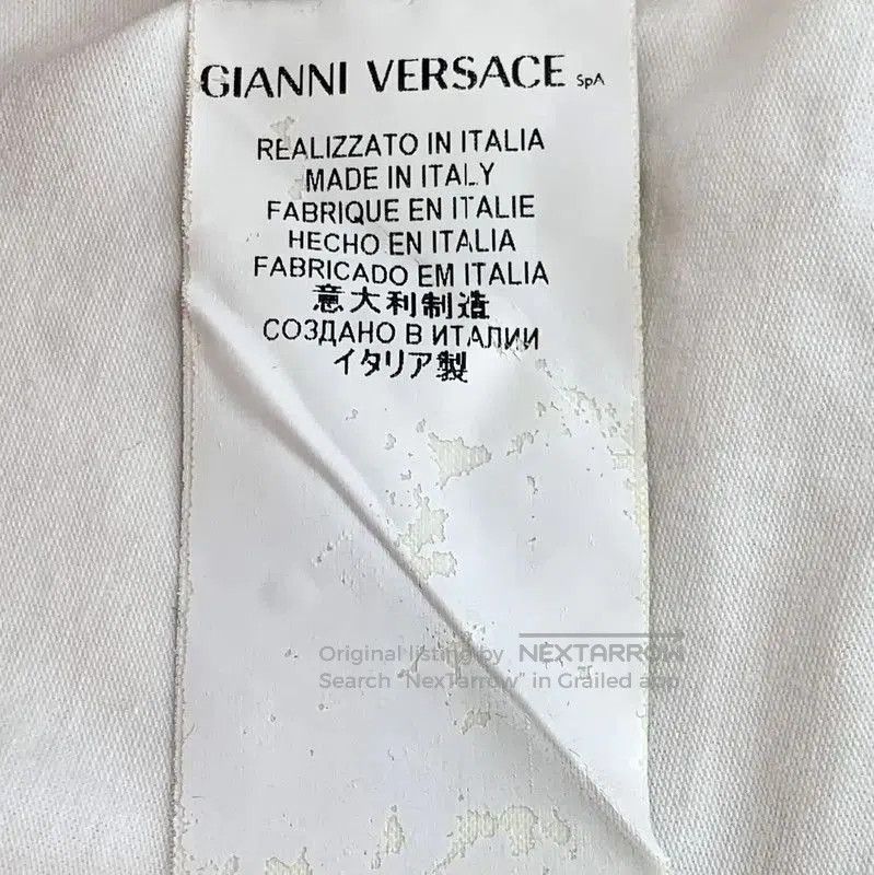 Versace Versace Women's Short Sleeve White T-Shirt . Size S / US 4 / IT 40 - 7 Thumbnail