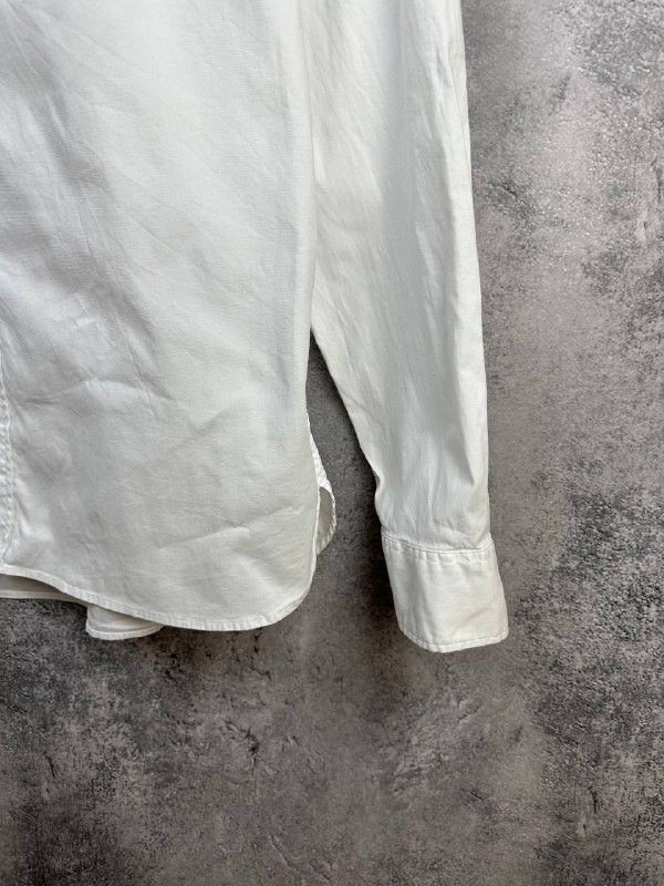 Allsaints ALLSAINTS Hawthorne LS Shirt Poplin Cotton White Button Up Size US L / EU 52-54 / 3 - 8 Thumbnail