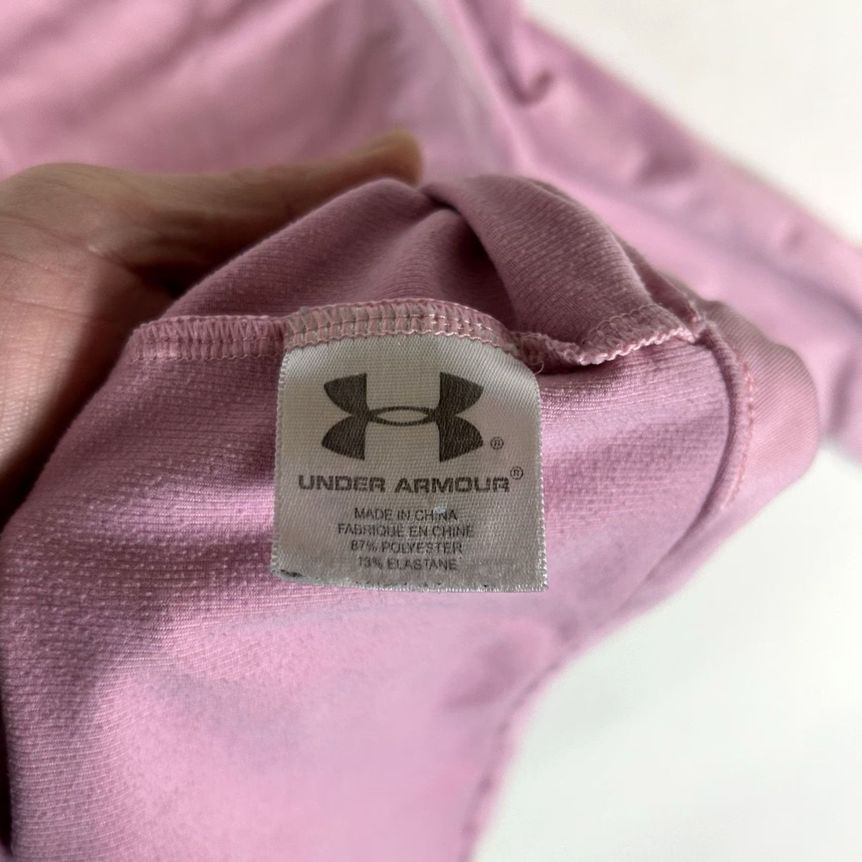 Under Armour Under Armour Coldgear V-Neck Athletic Pullover Womens L Pink Size L / US 10 / IT 46 - 4 Thumbnail