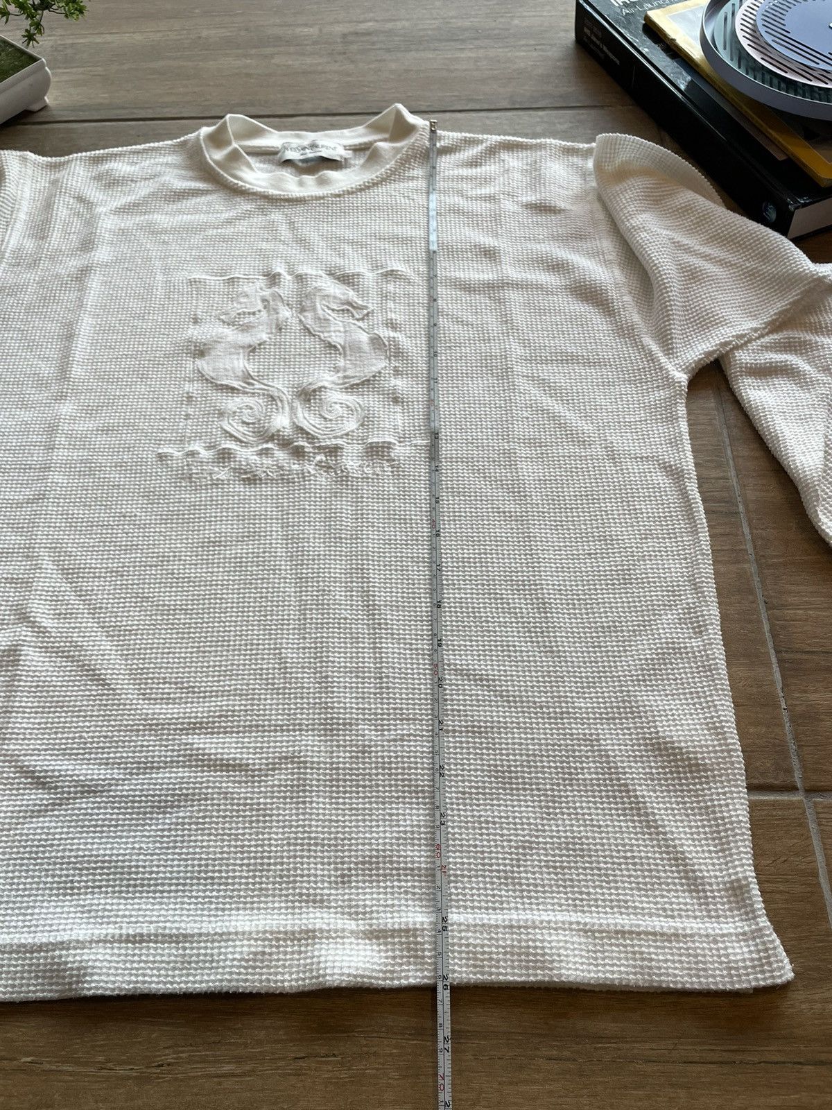 Saint Laurent Paris × Yves Saint Laurent Ysl YvesSaintLaurent Waffle Seahorse Shirt Size US M / EU 48-50 / 2 - 14 Thumbnail