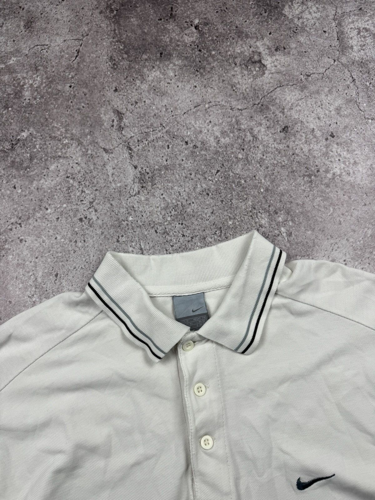 Nike 🇺🇸 Vintage Y2K Nike Striped Polo T-Shirt Rare Retro Hype Y2K Size US M / EU 48-50 / 2 - 3 Thumbnail