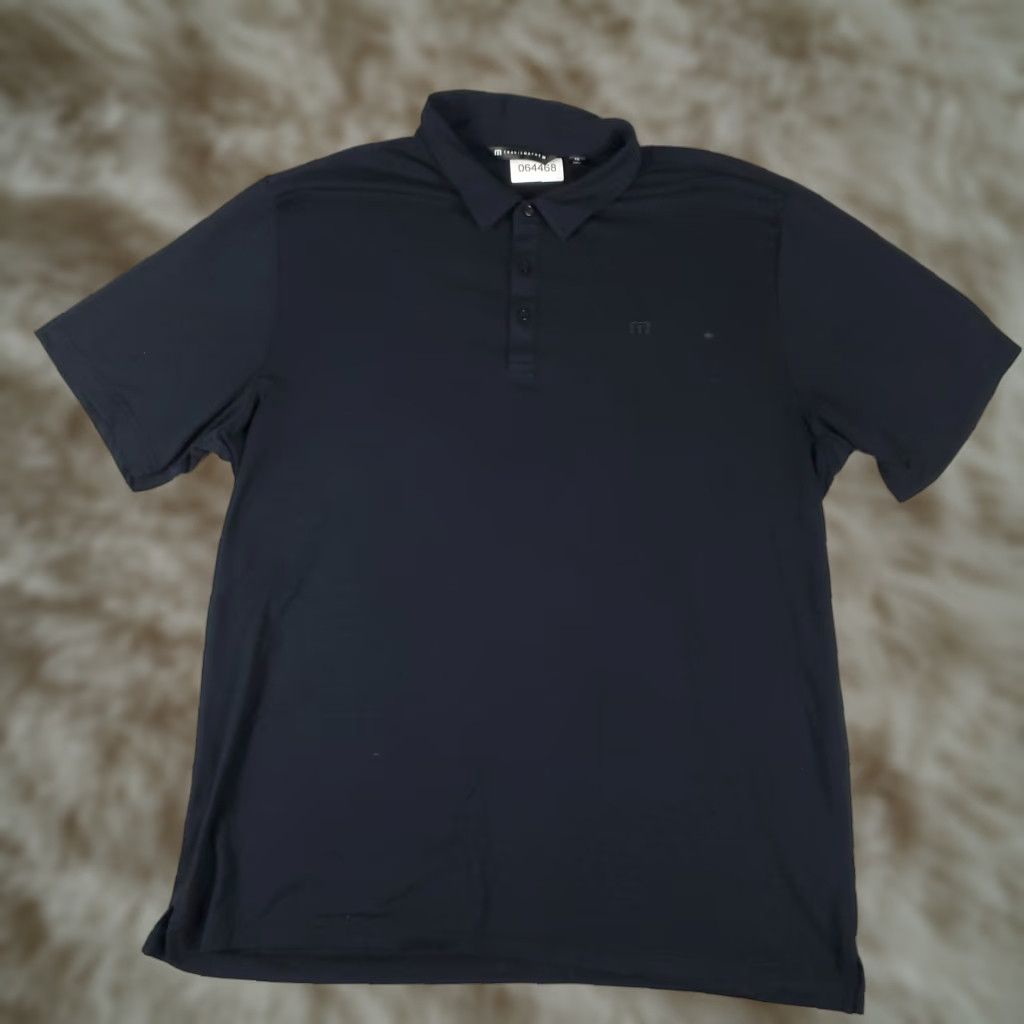 TravisMathew Travis Mathew Polo Shirt Mens Size 2XL Blue Casual Short Sleeve Size US XXL / EU 58 / 5 - 1 Thumbnail