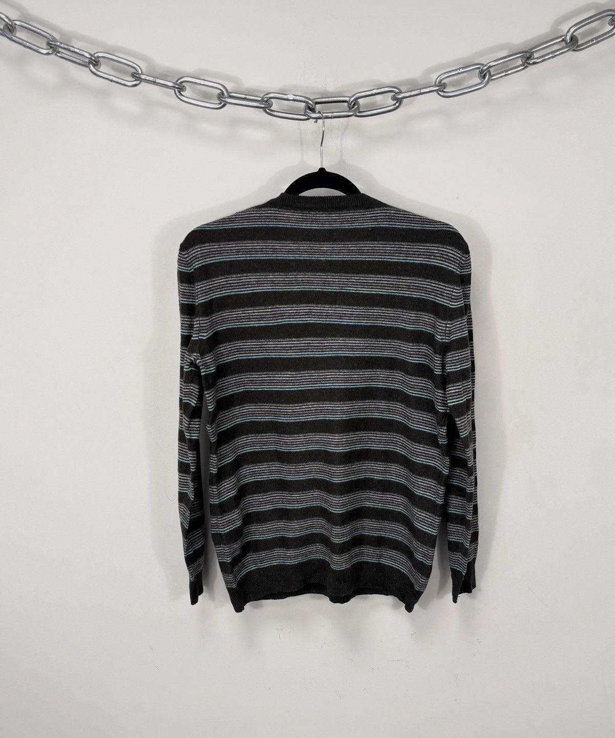 Love Moschino Love Moschino Women’s Multicolor Striped Wool Blend Sweater Size L / US 10 / IT 46 - 11 Thumbnail