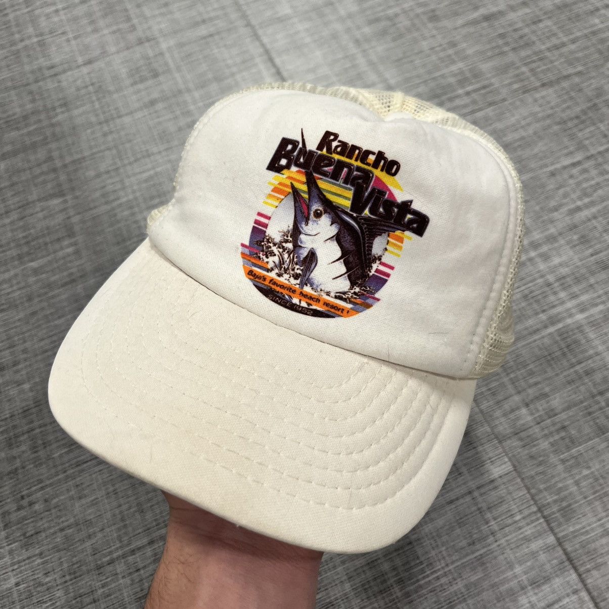Vintage VTG 90s Fishing Trucker Hat Size ONE SIZE - 1 Thumbnail