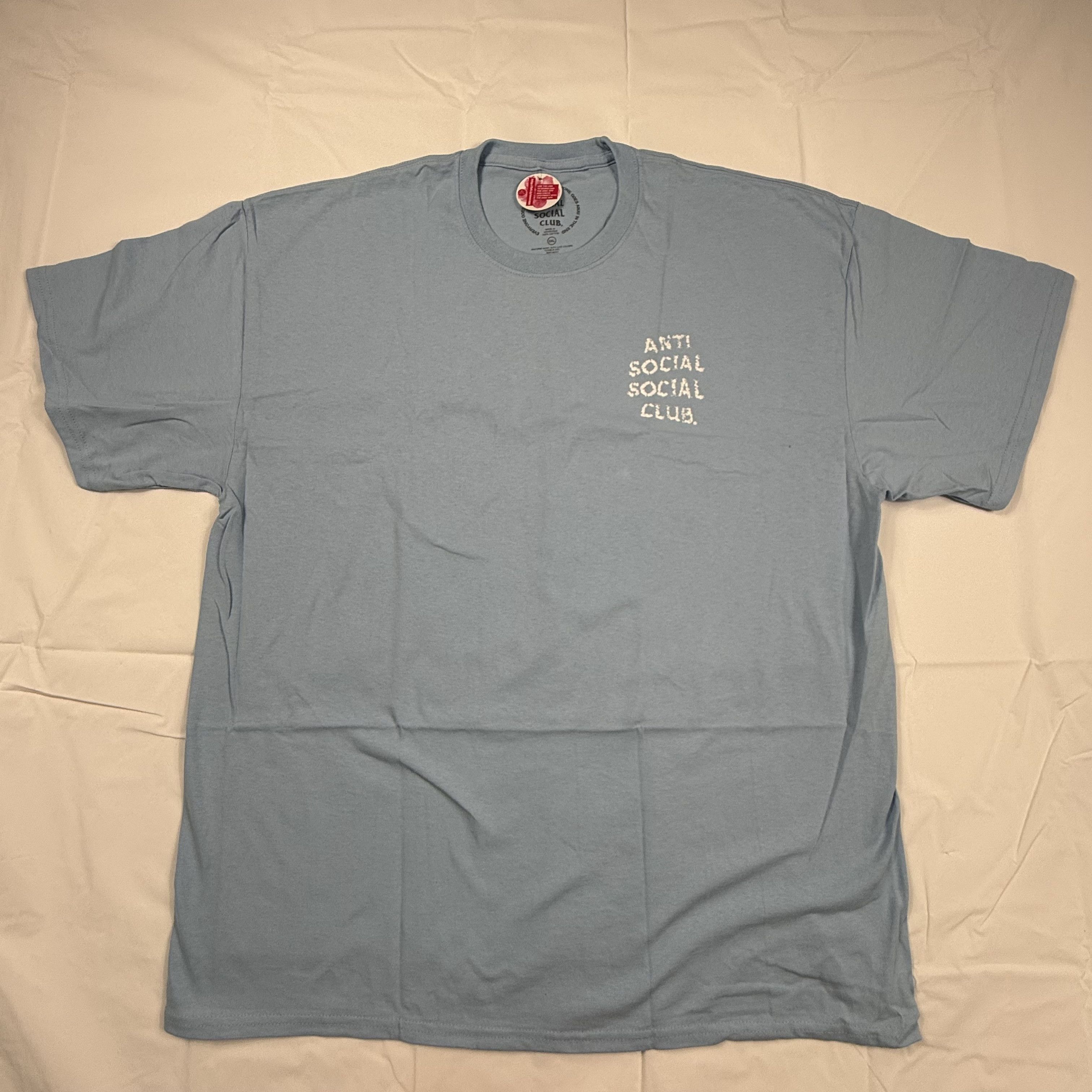 Anti Social Social Club Anti Social Social Club Partly Cloudy Tee Light Blue 2XL Size US XXL / EU 58 / 5 - 3 Thumbnail