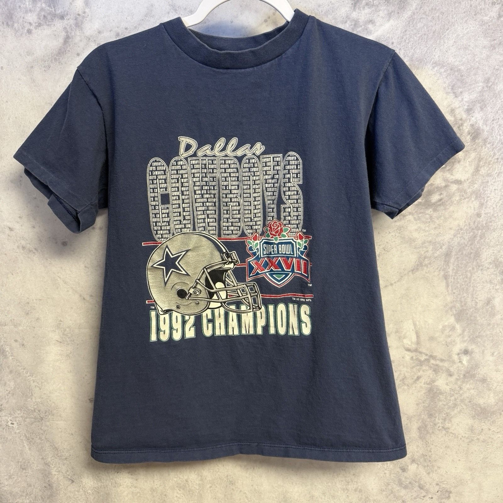 NFL Vintage 1992 Dallas Cowboys Super Bowl Champions T Shirt Size US S / EU 44-46 / 1 - 1 Thumbnail
