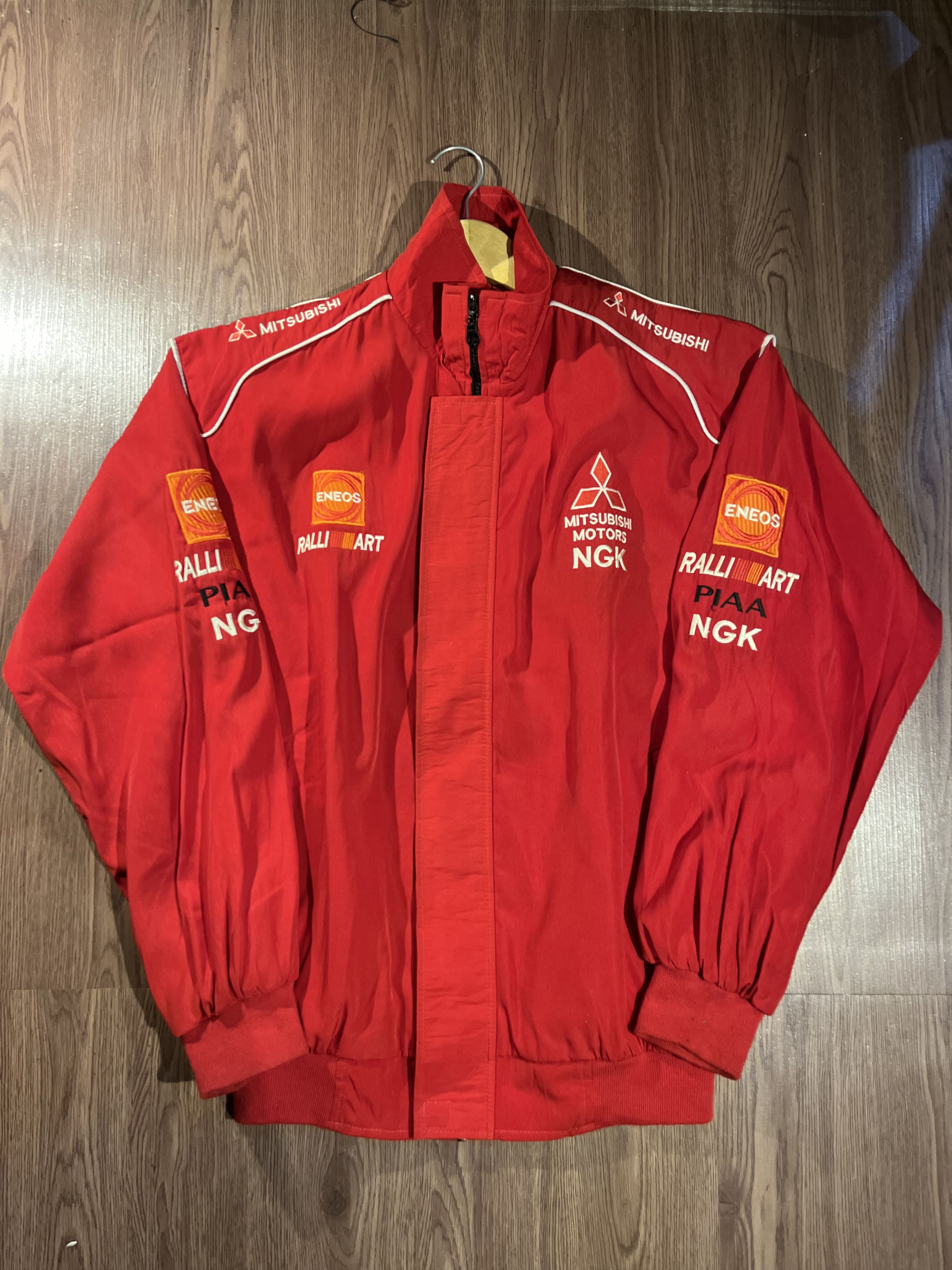 Vintage Mitsubishi Motors Team Racing Jacket Size US XL / EU 56 / 4 - 5 Thumbnail