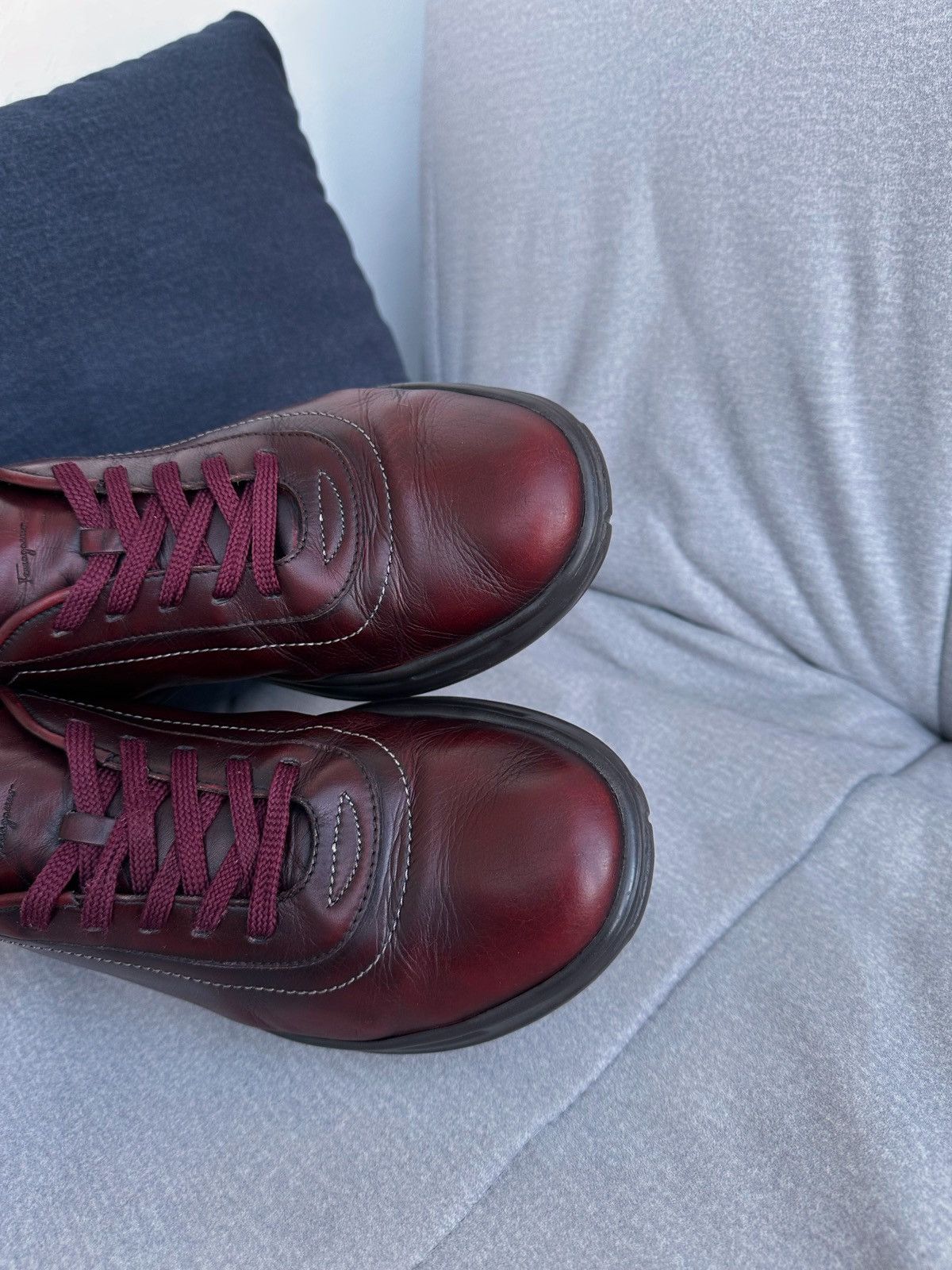 Salvatore Ferragamo Salvatore Ferragamo Leather Shoes Size US 8.5 / EU 41-42 - 8 Thumbnail