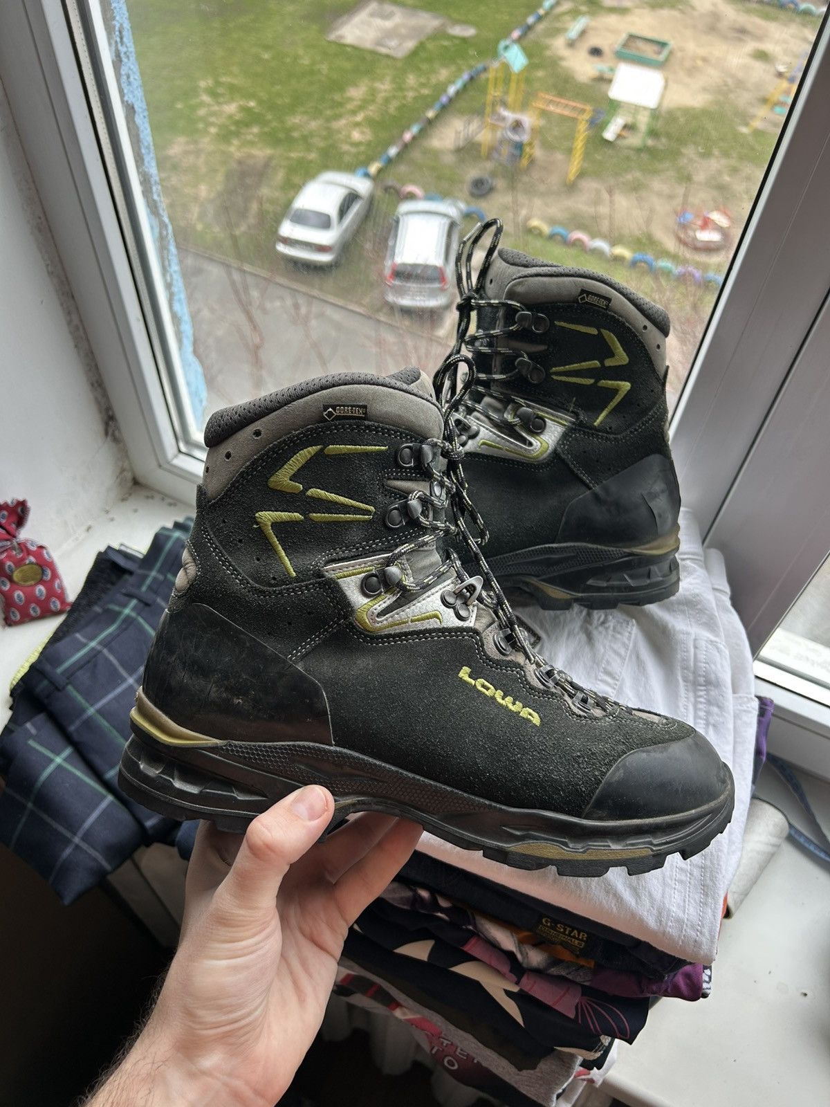 LOWA Vintage Lowa Ticam Gore-Tex Boots Men’s Vibram Outdoor UK9 Size US 10 / EU 43 - 1 Thumbnail