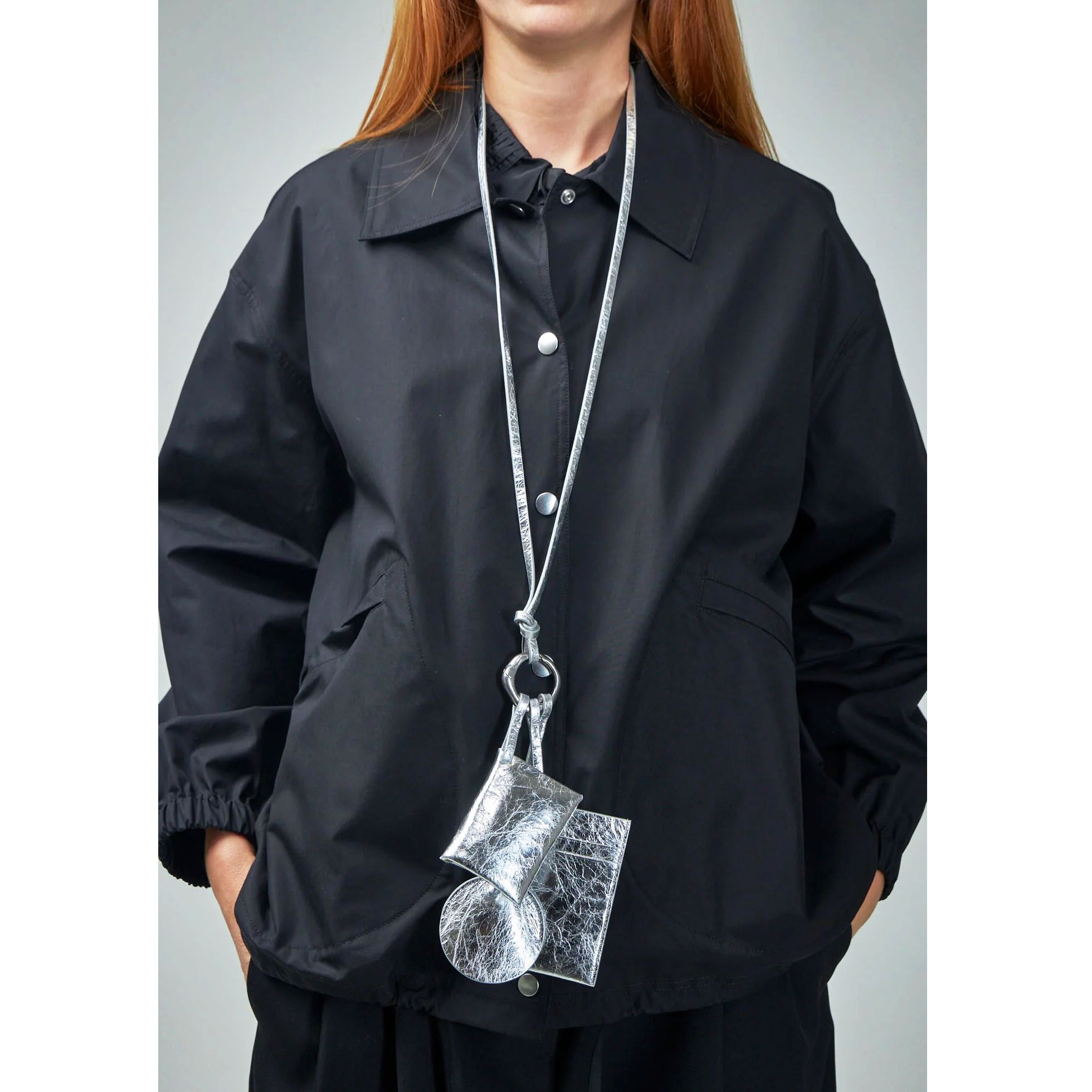 Jil Sander o1mt1gz0725 Size: OS / Wallet in Silver Size ONE SIZE - 5 Thumbnail