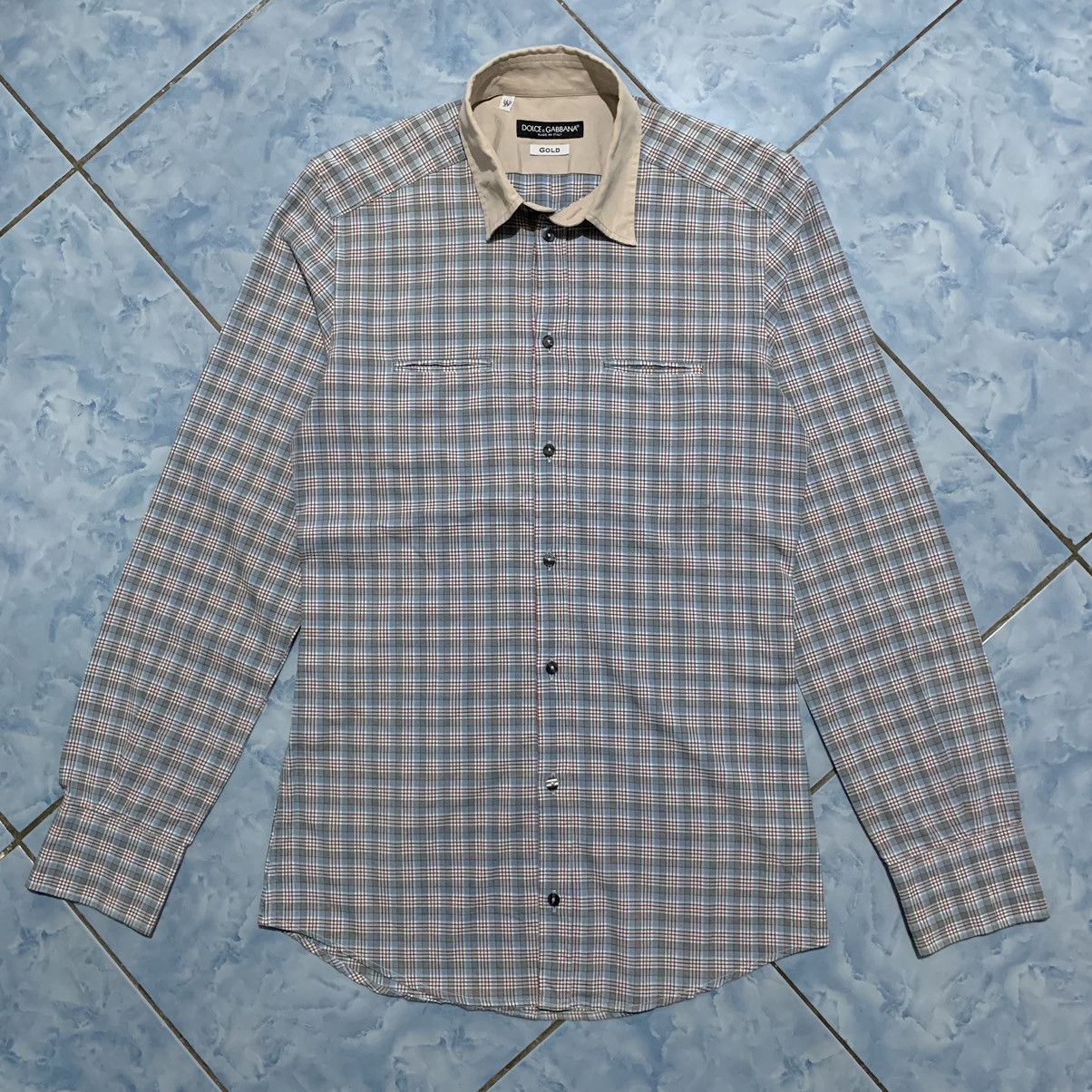 Dolce & Gabbana Vintage Dolce & Gabbana Gold Button Up Size M / US 6-8 / IT 42-44 - 1 Thumbnail