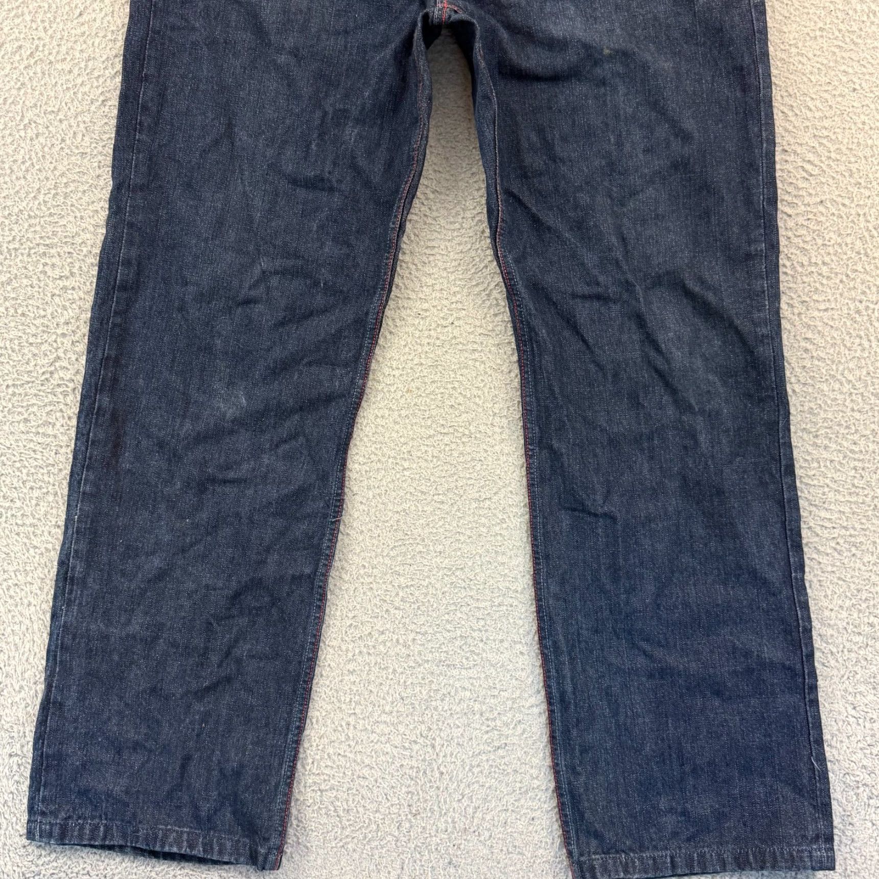 Pepe Jeans VINTAGE Pepe Jeans Jeans 5-Pocket Denim Straight Blue 38x32 Mens Baggy 90s Logo Size US 38 / EU 54 - 3 Thumbnail