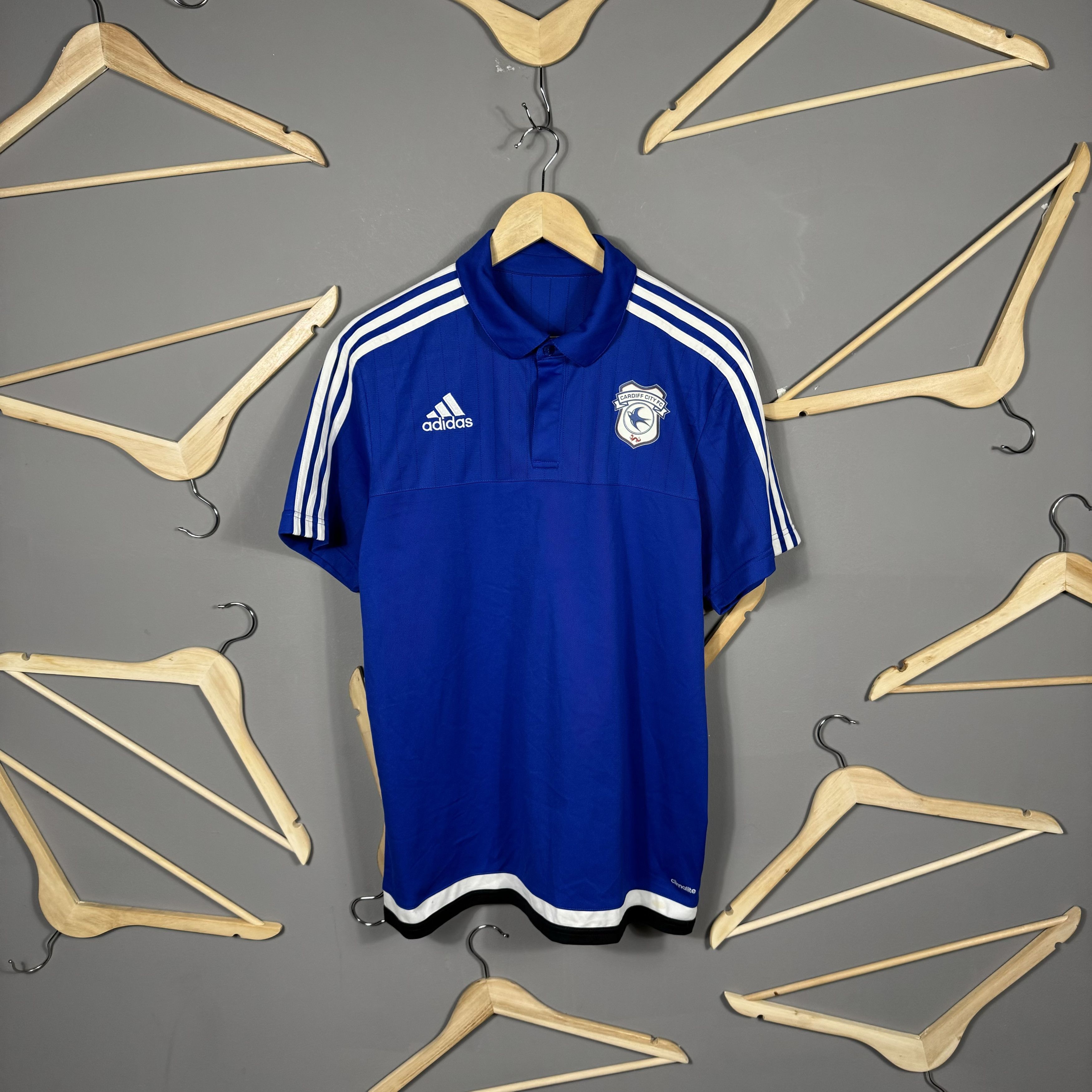 Adidas Adidas Cardiff City Soccer Polo Shirt Size US XL / EU 56 / 4 - 1 Thumbnail