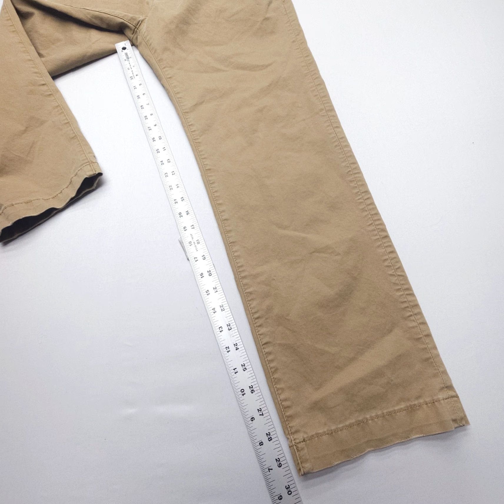 American Eagle Outfitters American Eagle Outfitters Mens Chino Pants 32 Regular Brown Twill Straight Inseam 30" Vintage No Size US 32 / EU 48 - 4 Thumbnail