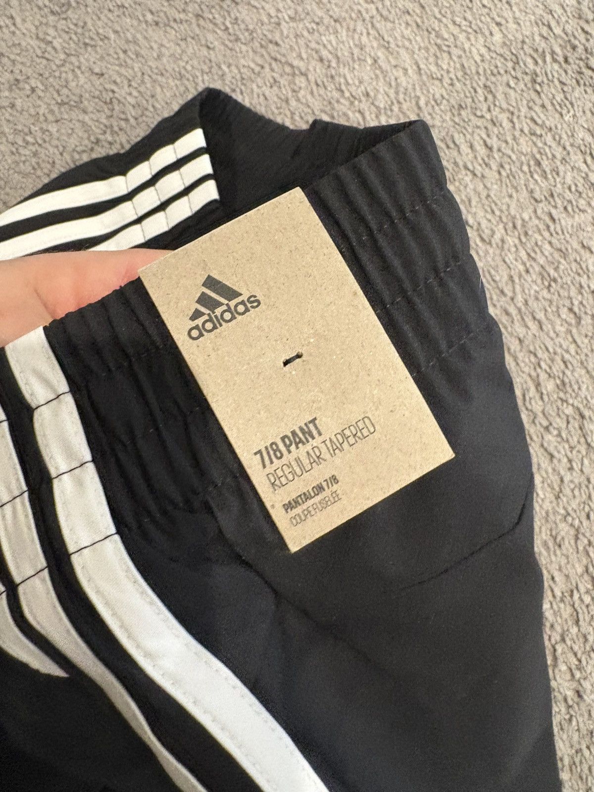 Adidas Adidas black and white jogger sweatpants Size 27" / US 4 / IT 40 - 5 Thumbnail