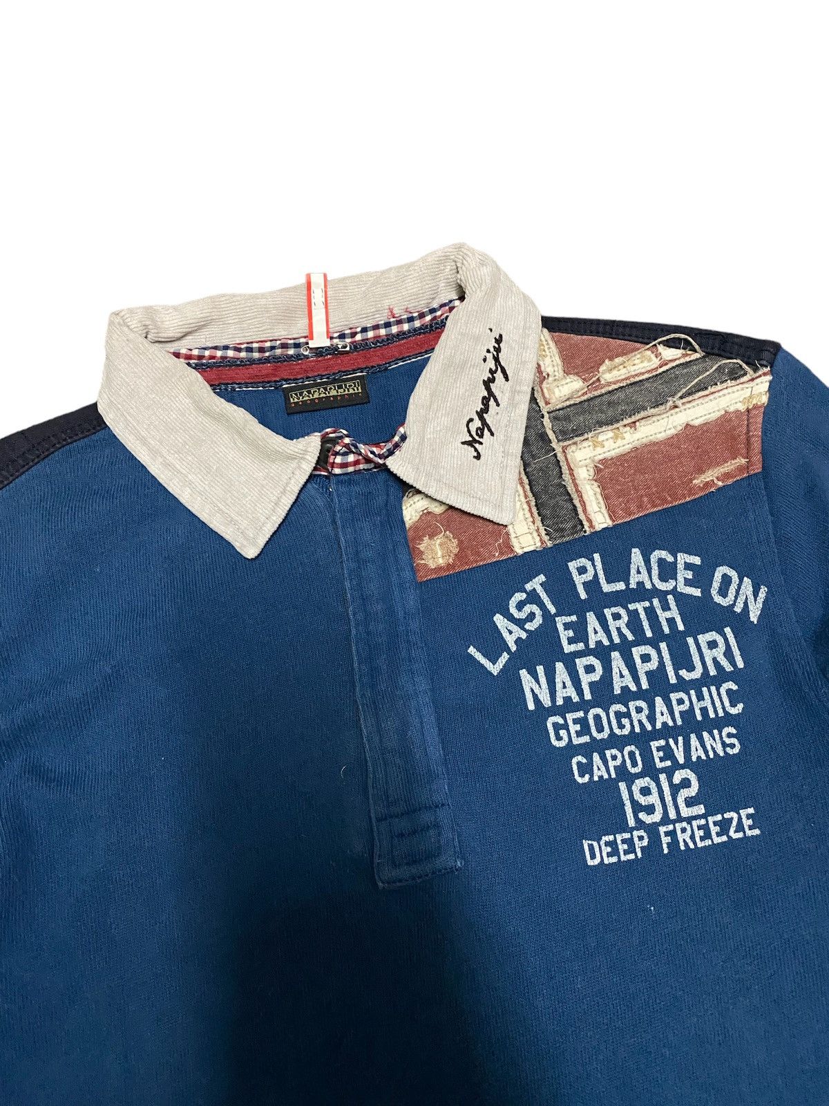 Napapijri Vintage Napapijri Geographic Longsleeve Shirt Size US S / EU 44-46 / 1 - 4 Thumbnail