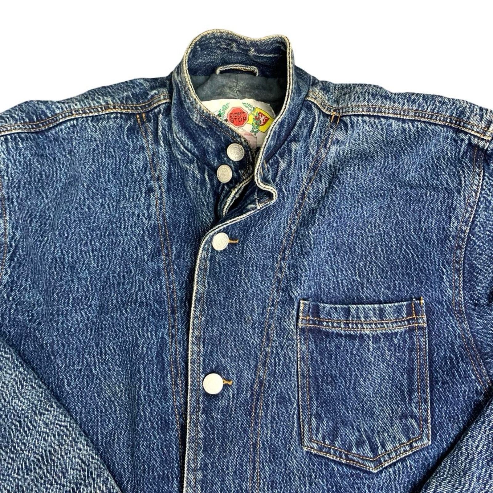 Vintage 90s Vintage Denim Chore Style Jacket Size US S / EU 44-46 / 1 - 2 Thumbnail