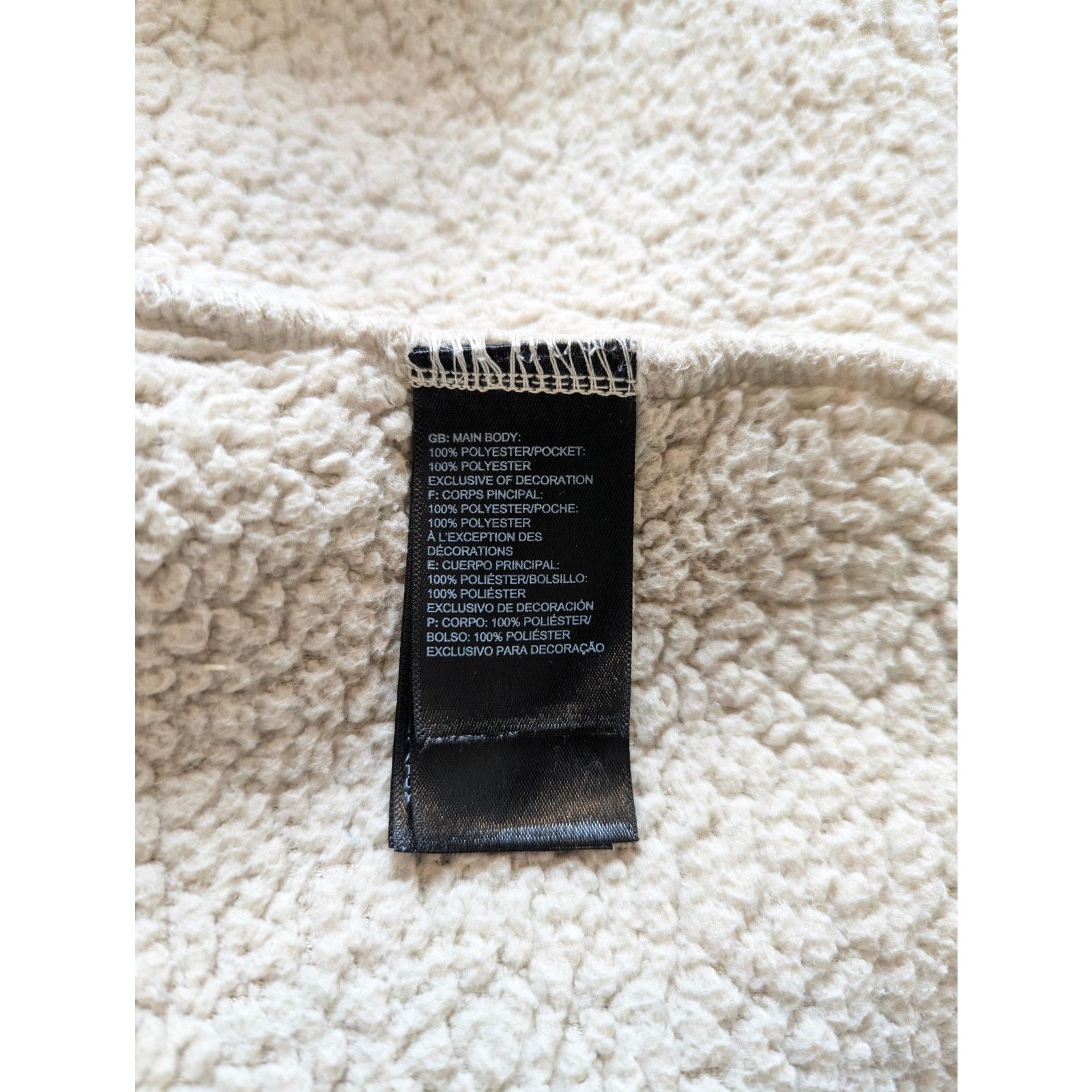 The North Face The North Face Campshire Sherpa Fleece Cream Zip Up Jacket Size S / US 4 / IT 40 - 11 Thumbnail