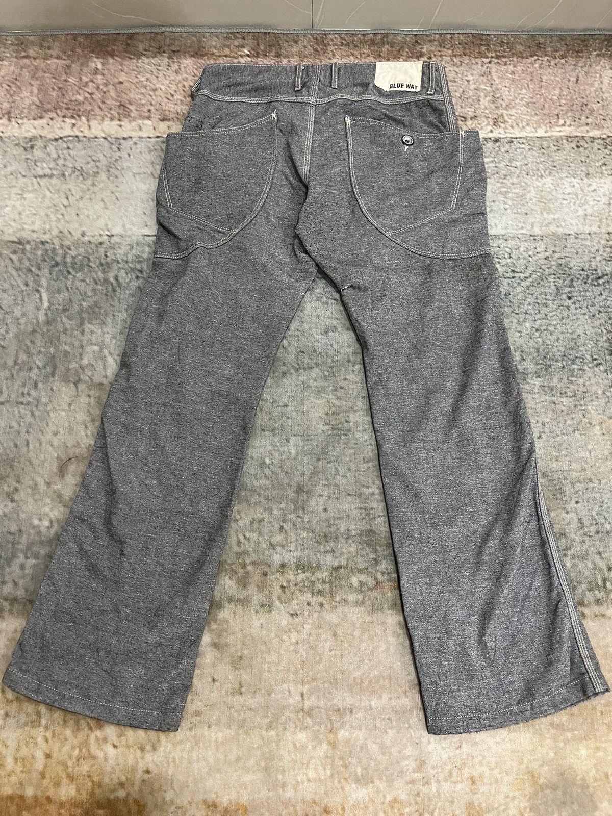 Hysteric Glamour × Japanese Brand × Vintage Flare Crazy Pocket Blueway Jeans Size US 34 / EU 50 - 13 Thumbnail