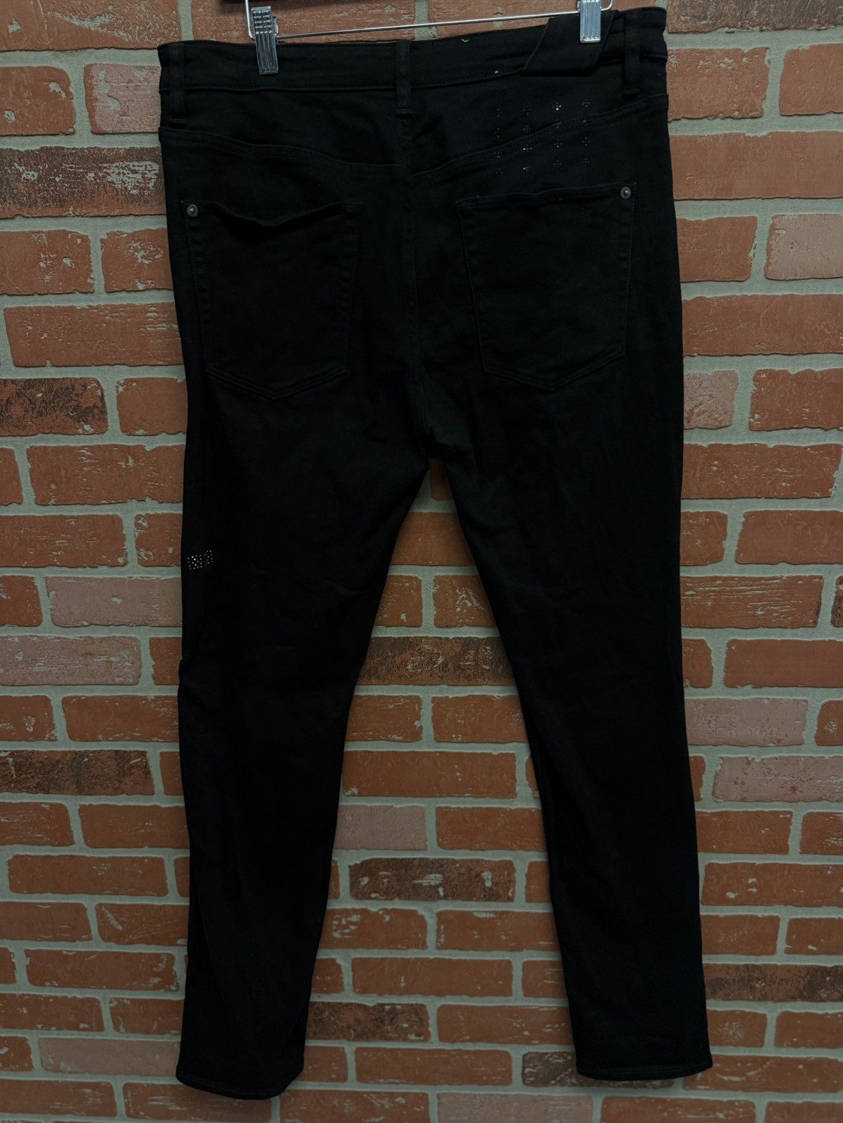 Ksubi Ksubi Black Jeans Crystals Size 33 Flawless 🧼 $350 Retail Size US 33 - 4 Thumbnail