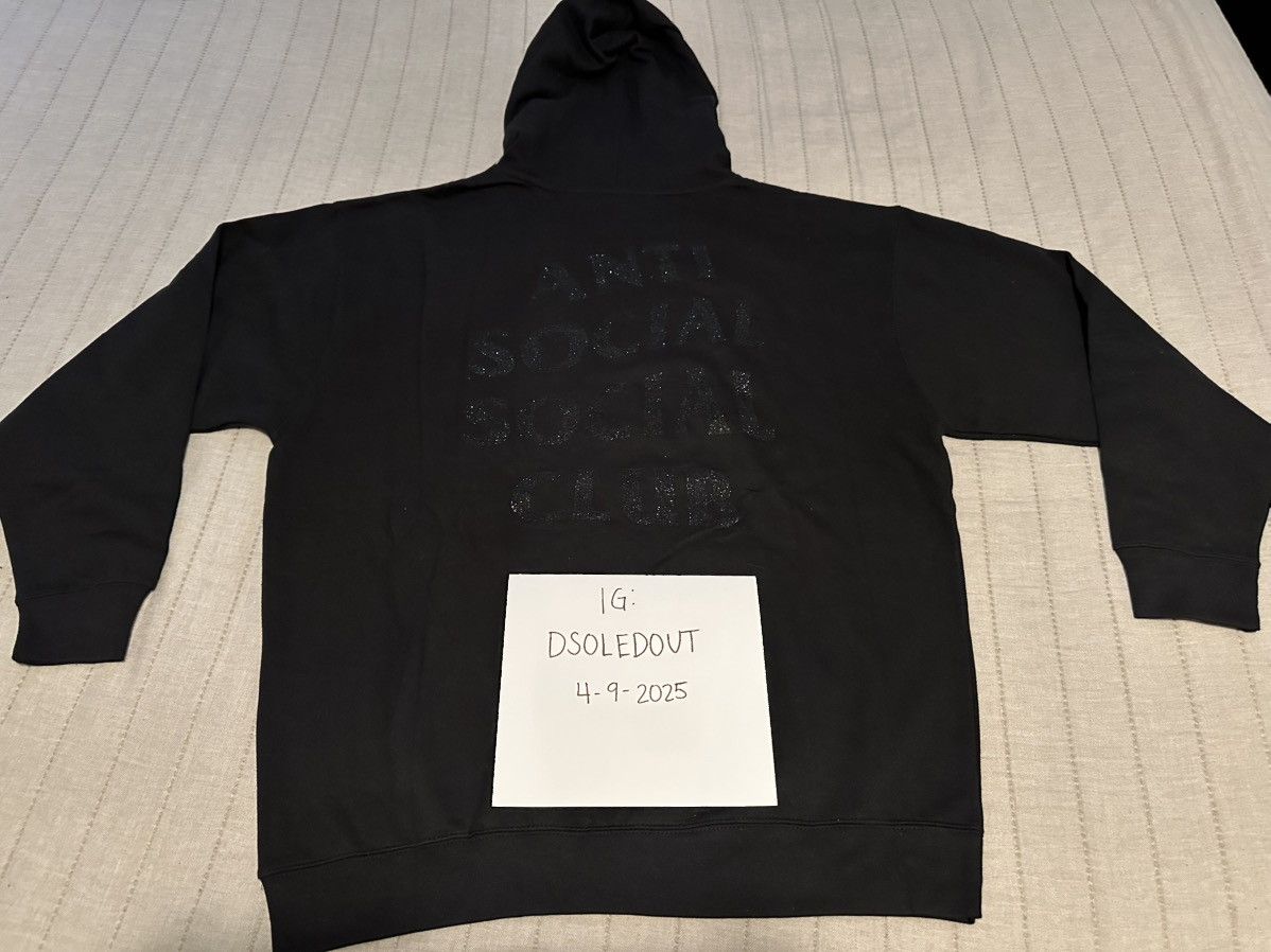 Anti Social Social Club ASSC Glitter Hoodie Size US XL / EU 56 / 4 - 2 Thumbnail