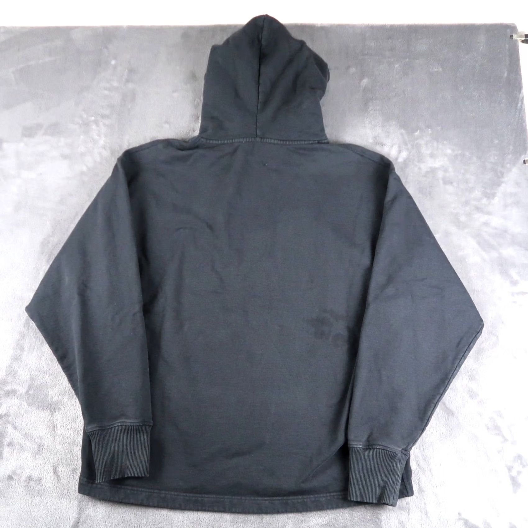 Acne Studios ACNE STUDIOS Mens Hoodie Washed Black Franklin Stamp Size S Oversized Hooded Cotton Fleece Pullover Crew Neck Regular Fit Winter Fall Gents Size US S / EU 44-46 / 1 - 2 Thumbnail