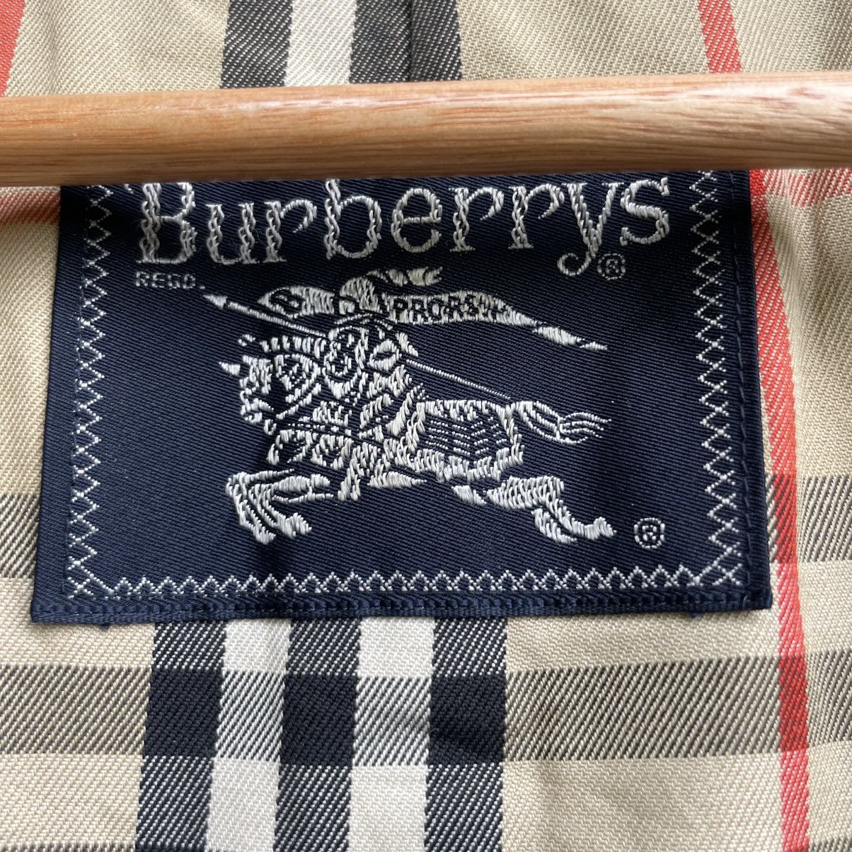 Burberry 💥Vintage Burberrys Prorsum Nova Check Trench Coat Jacket Size US M / EU 48-50 / 2 - 9 Thumbnail