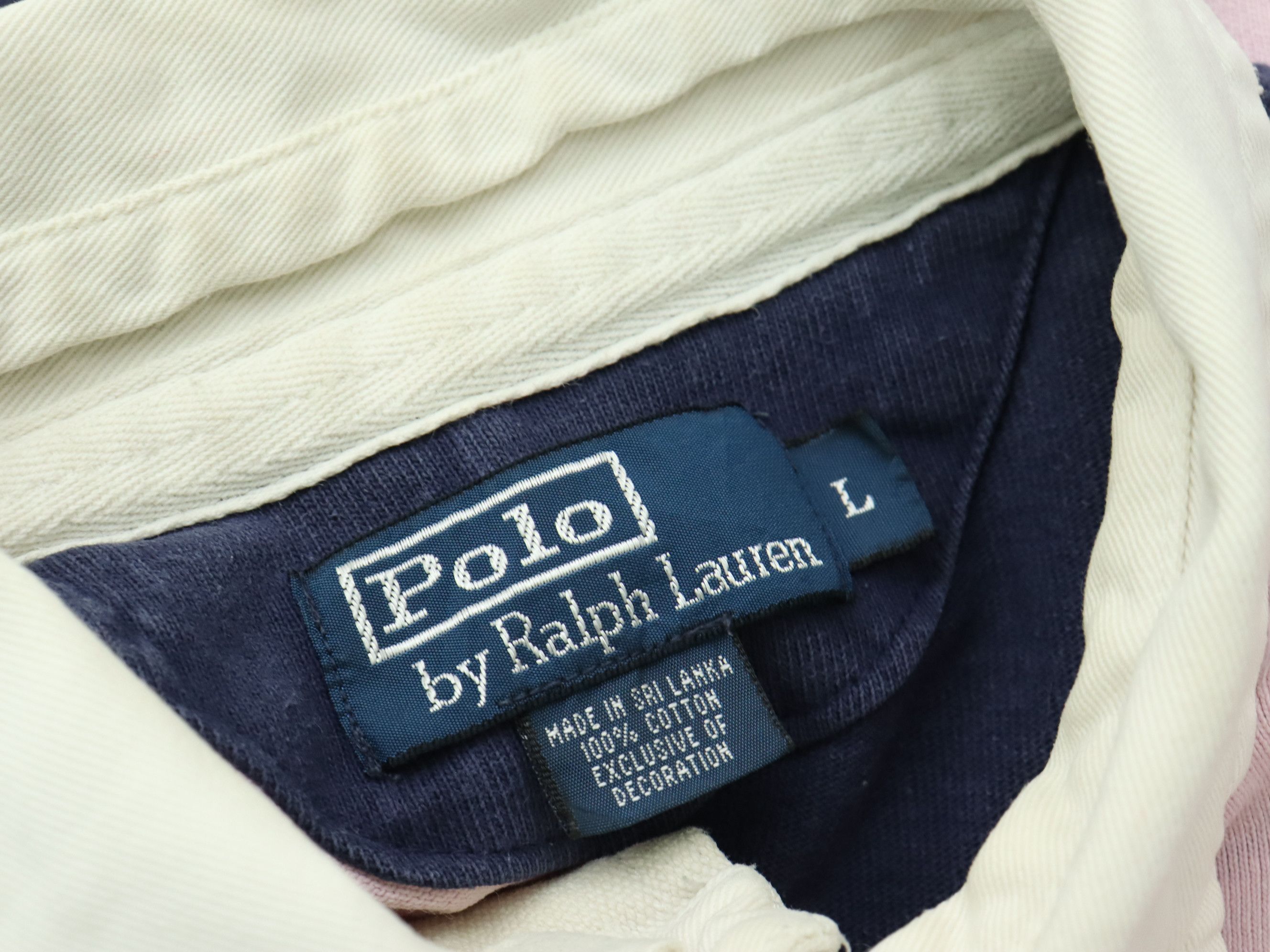 Polo Ralph Lauren Polo Ralph Lauren Color Block Patch #2 L/S Polo Rugby Shirt Size US L / EU 52-54 / 3 - 15 Thumbnail