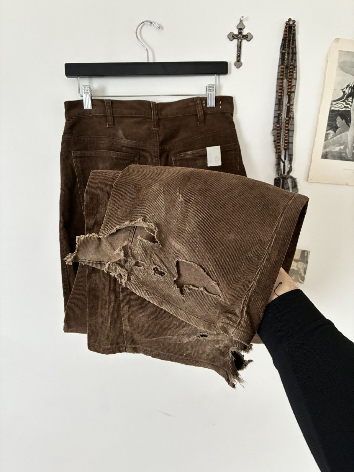 N.Hoolywood N. Hoolywood Corduroy Flared Pants Size US 29 - 5 Thumbnail