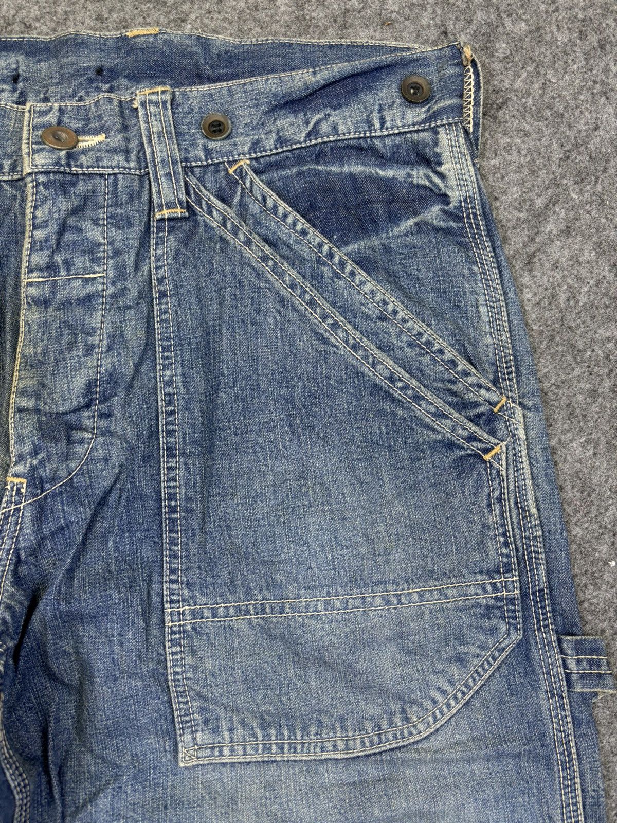 *A VONTADE A VONTADE Kazuyuki Yamakawa War Military Carpenter Pant F886 Size US 32 / EU 48 - 5 Thumbnail