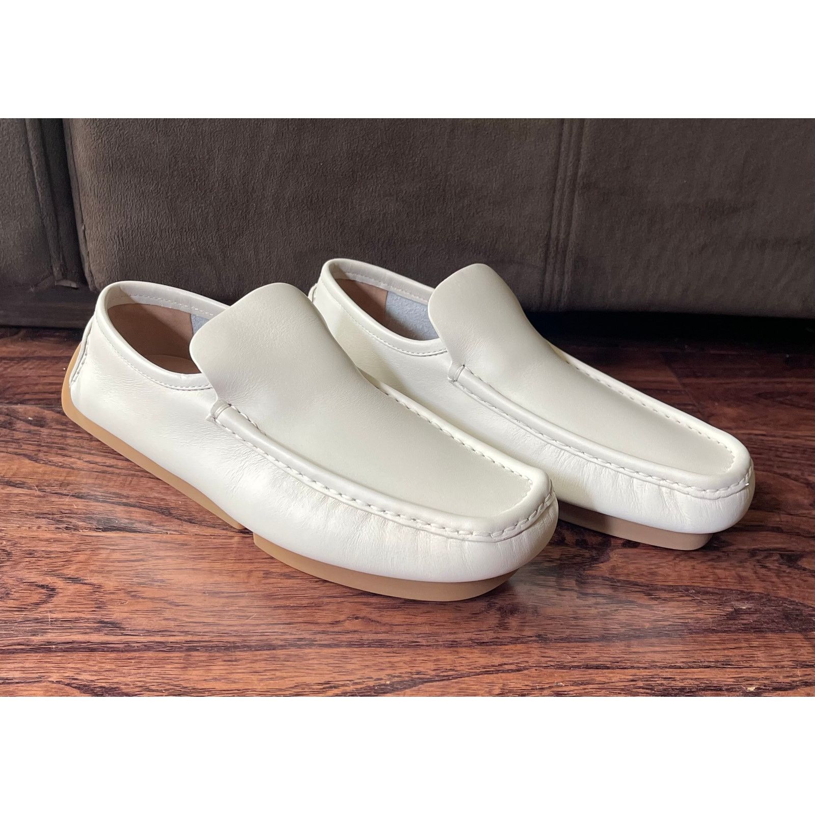 Bottega Veneta Bottega Vaneta Weaved Leather Driving Shoes  display picture 3