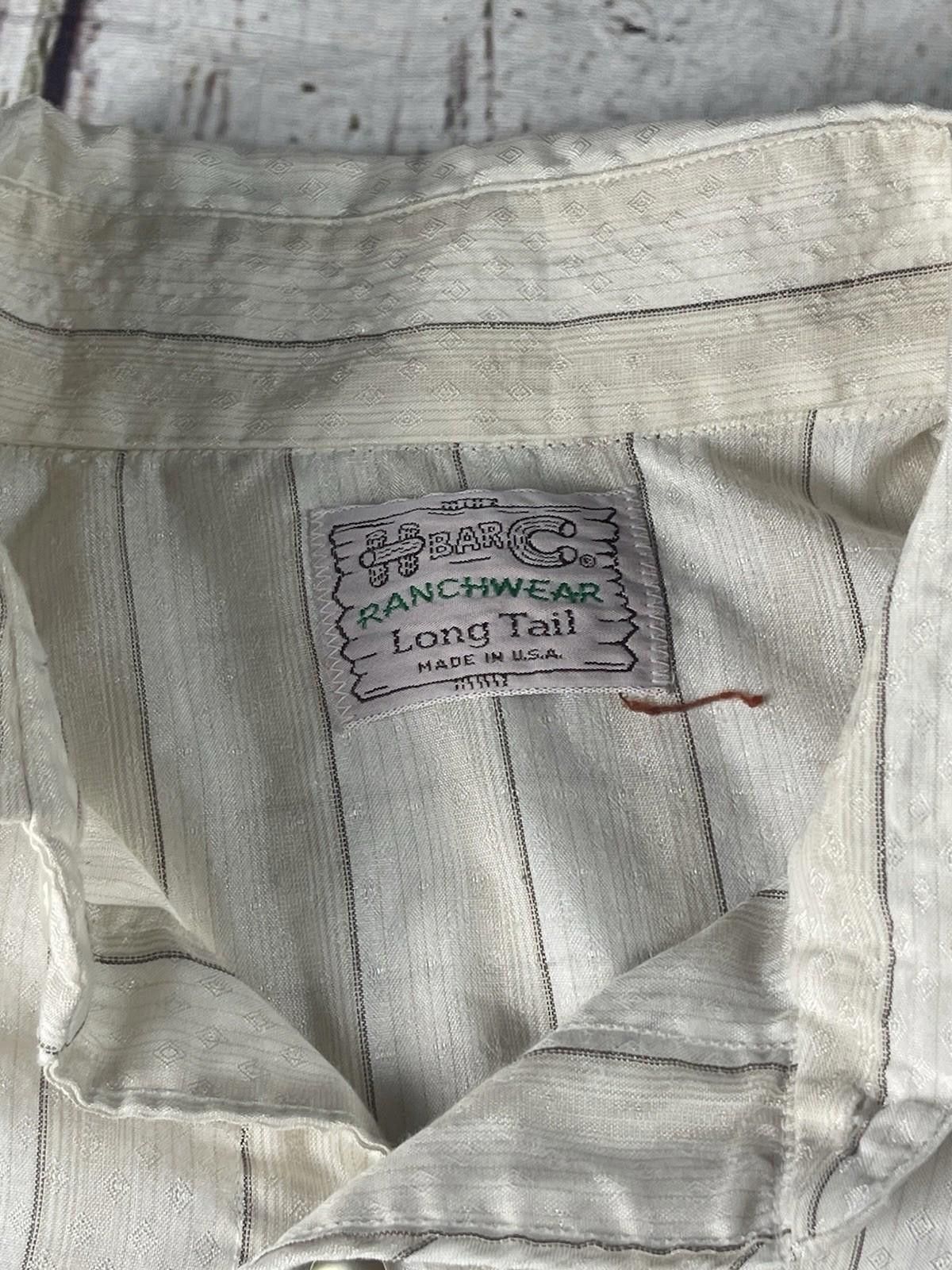 Other Vintage H Bar C Western Shirt Men XL? Print Cowboy Long Tail Size US XL / EU 56 / 4 - 3 Thumbnail
