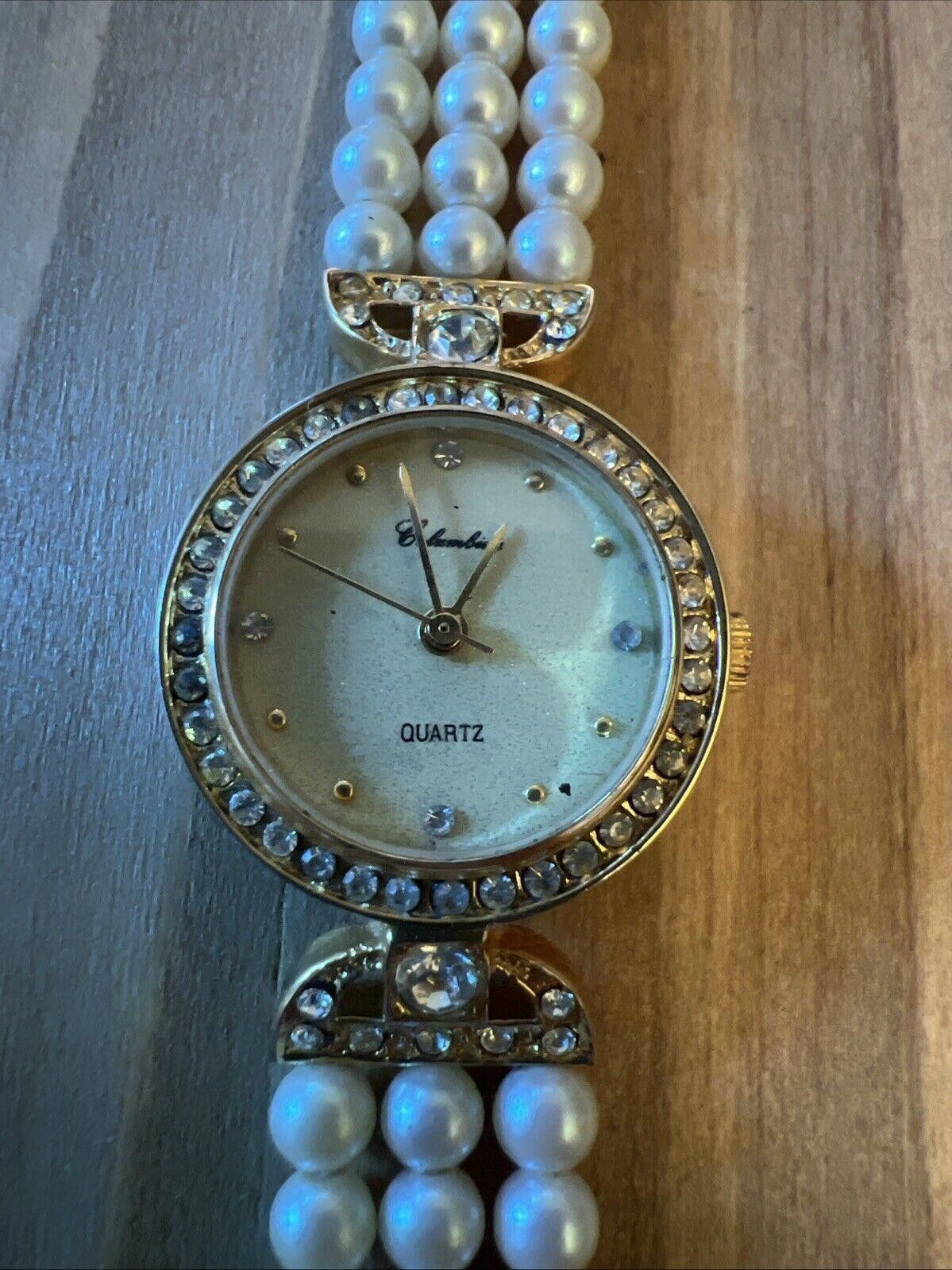 Powell Peralta Columbine Pearl Ladies Watch New Battery Size ONE SIZE - 2 Thumbnail