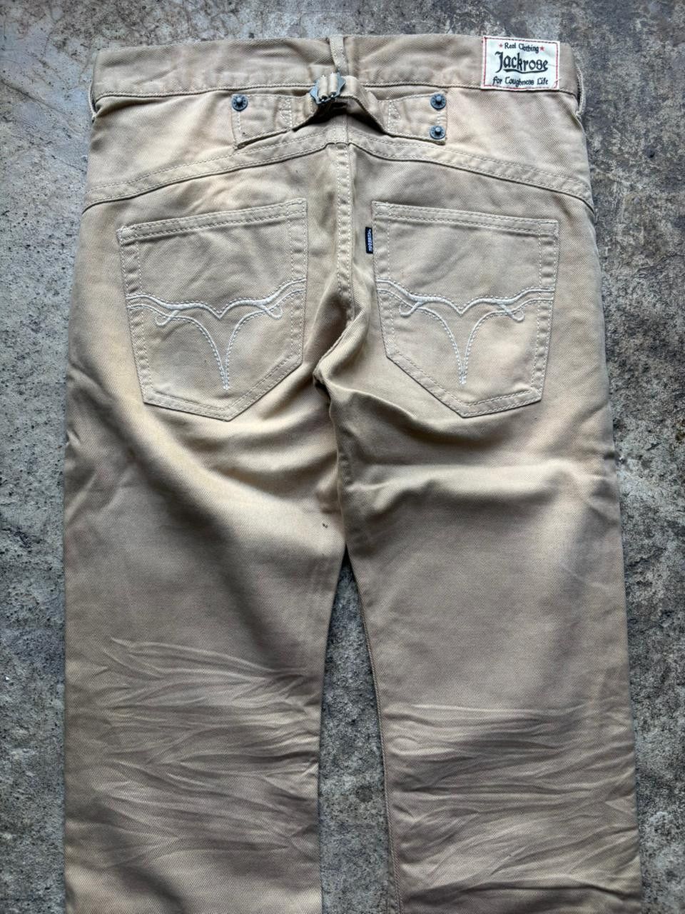 JACKROSE 2000s Jackrose Faded Bootcut Pants Size US 31 - 8 Thumbnail