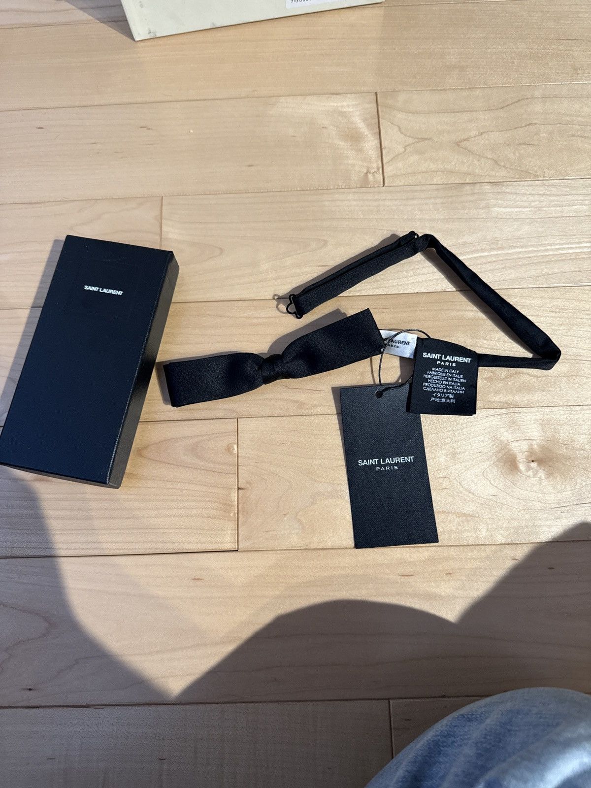Saint Laurent Paris Saint Laurent Bow Tie Size ONE SIZE - 1 Thumbnail
