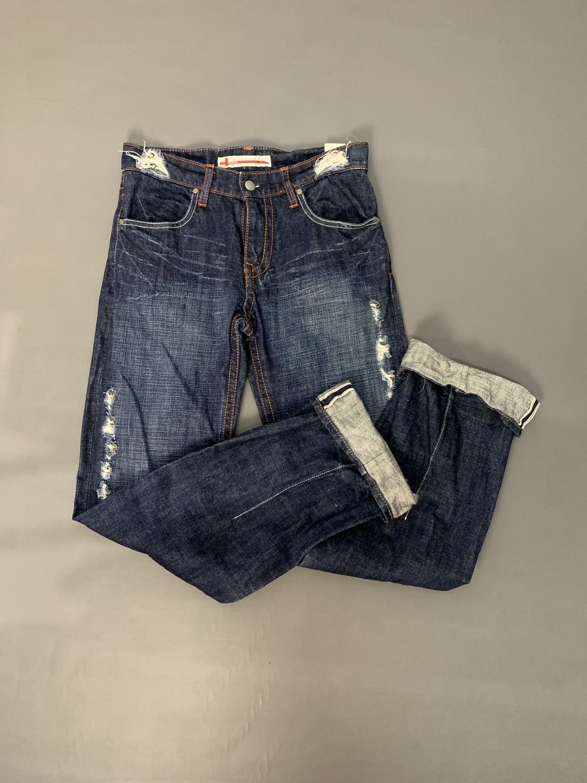 Japanese Brand Genoese Tante Cose Bueno A Tutti Japanese Denim Rare!!! Size US 30 / EU 46 - 9 Thumbnail