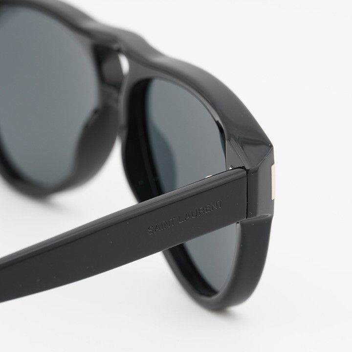 Saint Laurent Paris Saint Laurent SL705 001 Sunglasses Black Square Frame Size ONE SIZE - 5 Thumbnail